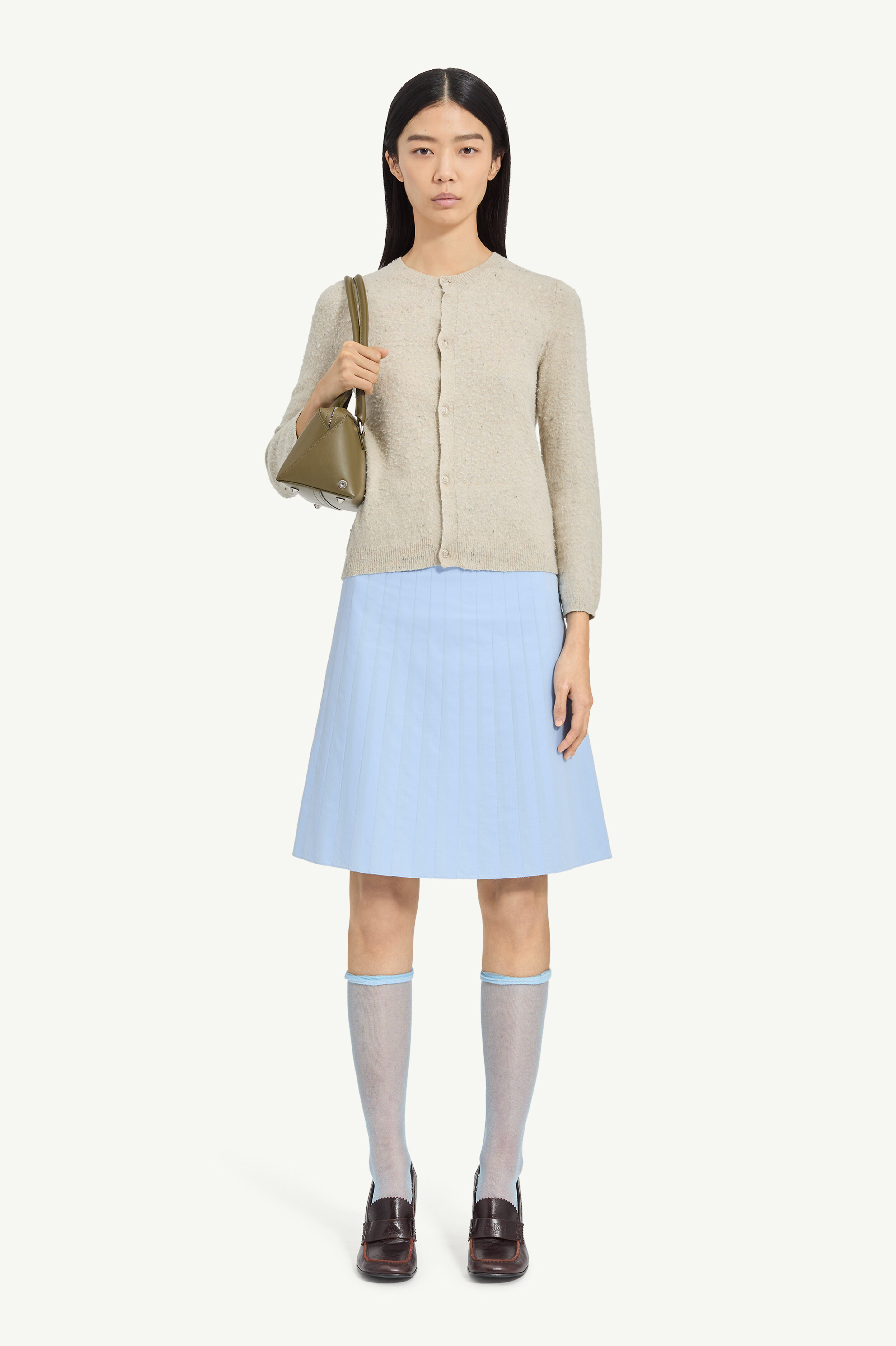 Strukturierte Strickjacke