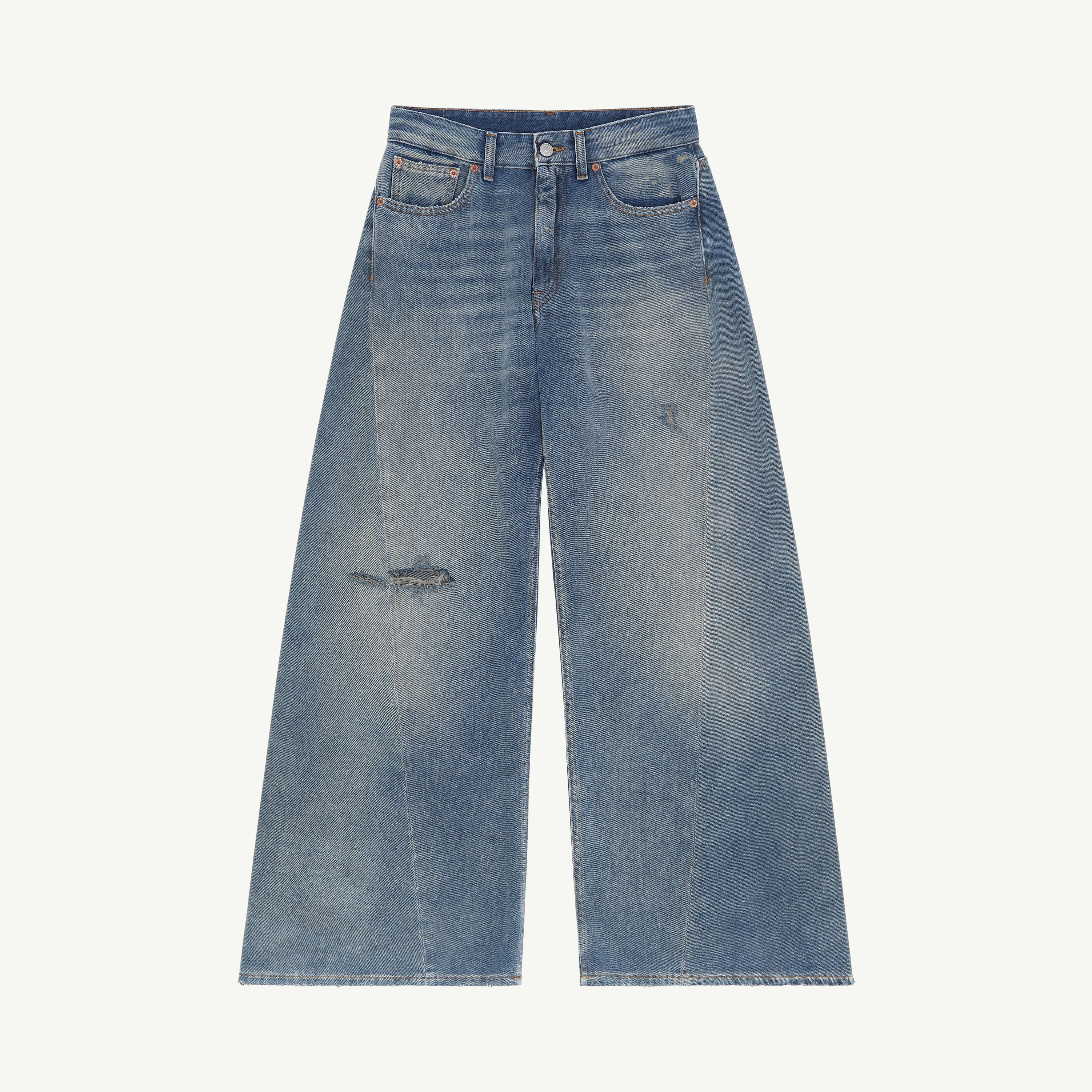 Blue Distressed jeans | MM6 Official