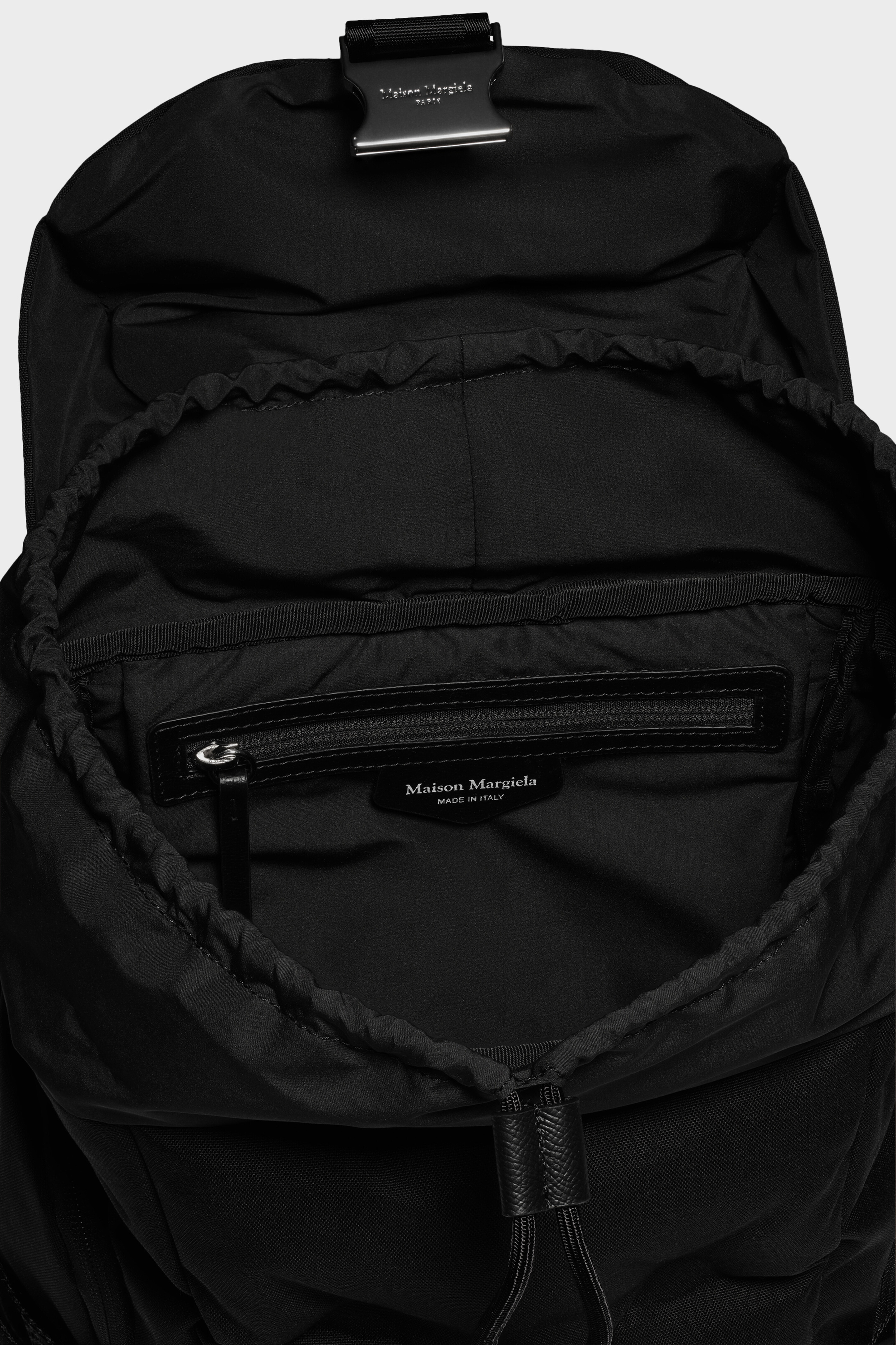 Black Nylon Small Glam Slam Backpack | Maison Margiela