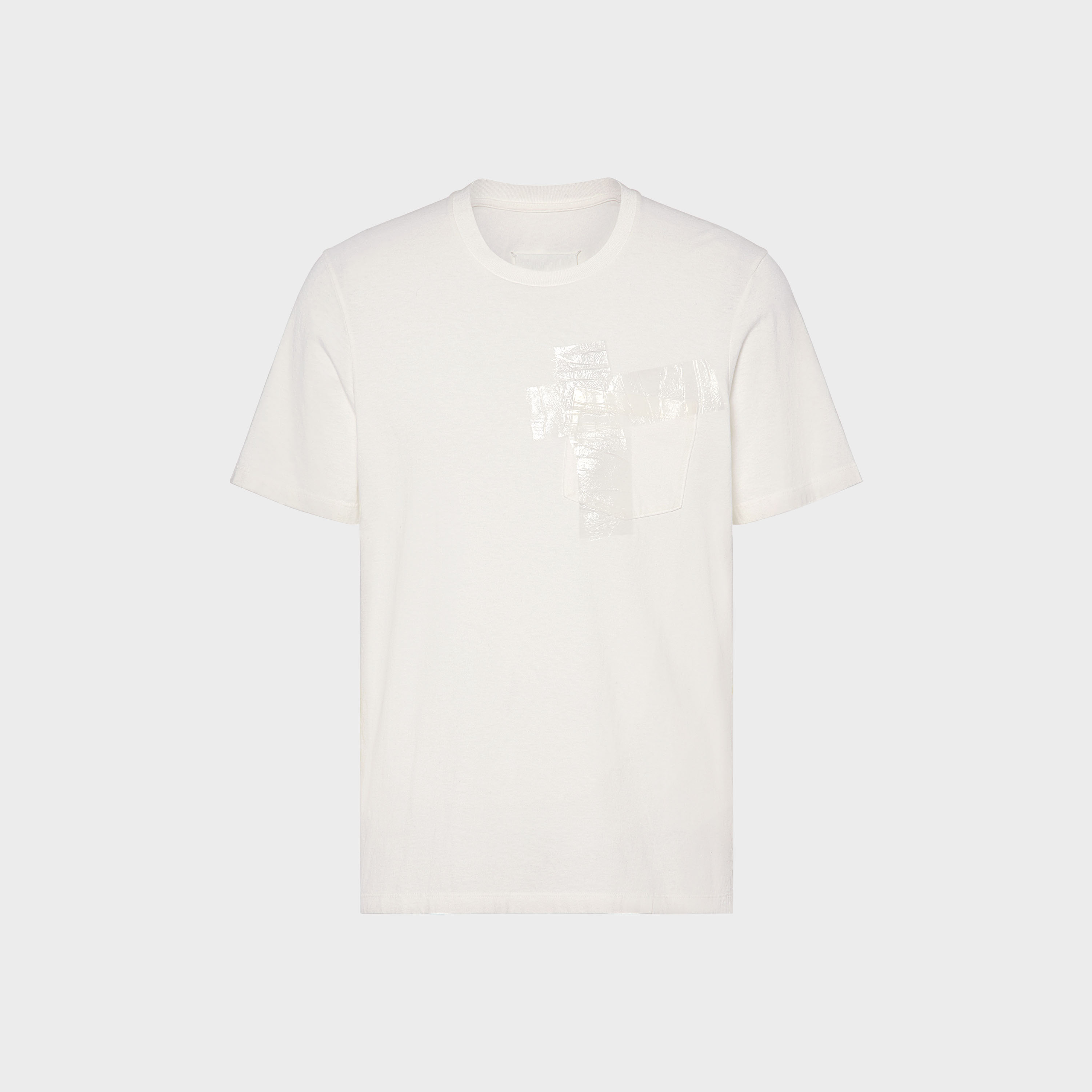 テープド コットンジャージーTシャツ