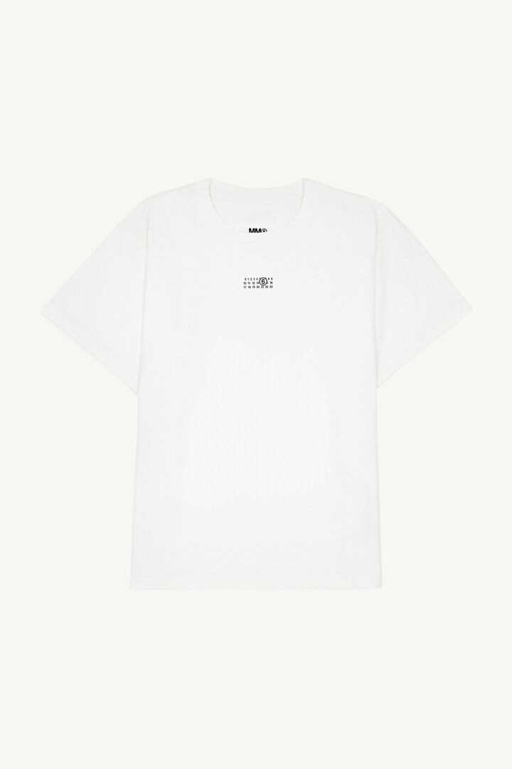 Maison Margiela Tシャツ White Cotton Men's Crewneck T-Shirt | MM6