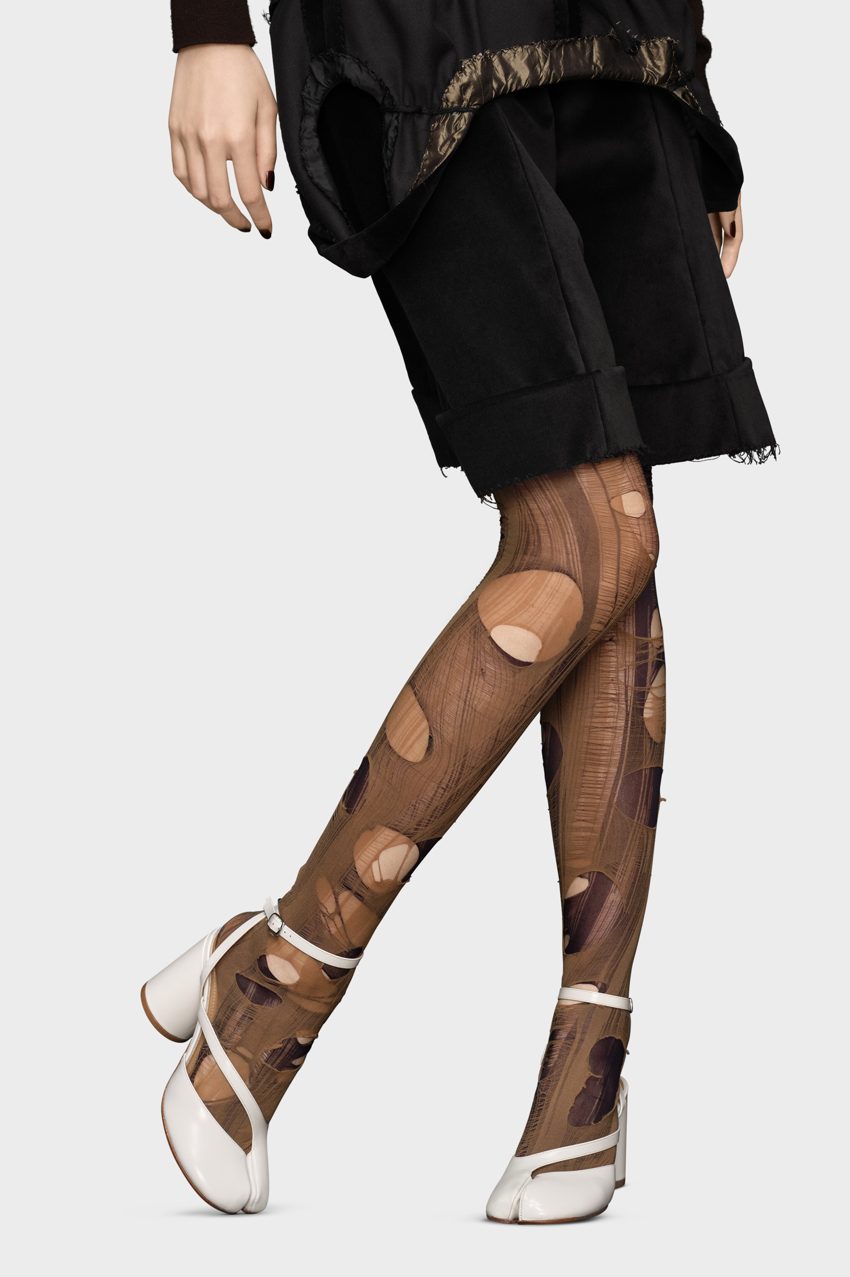 MaisonMargiela グラフィティーtabiヒール TABI SANDAL PUMP H80