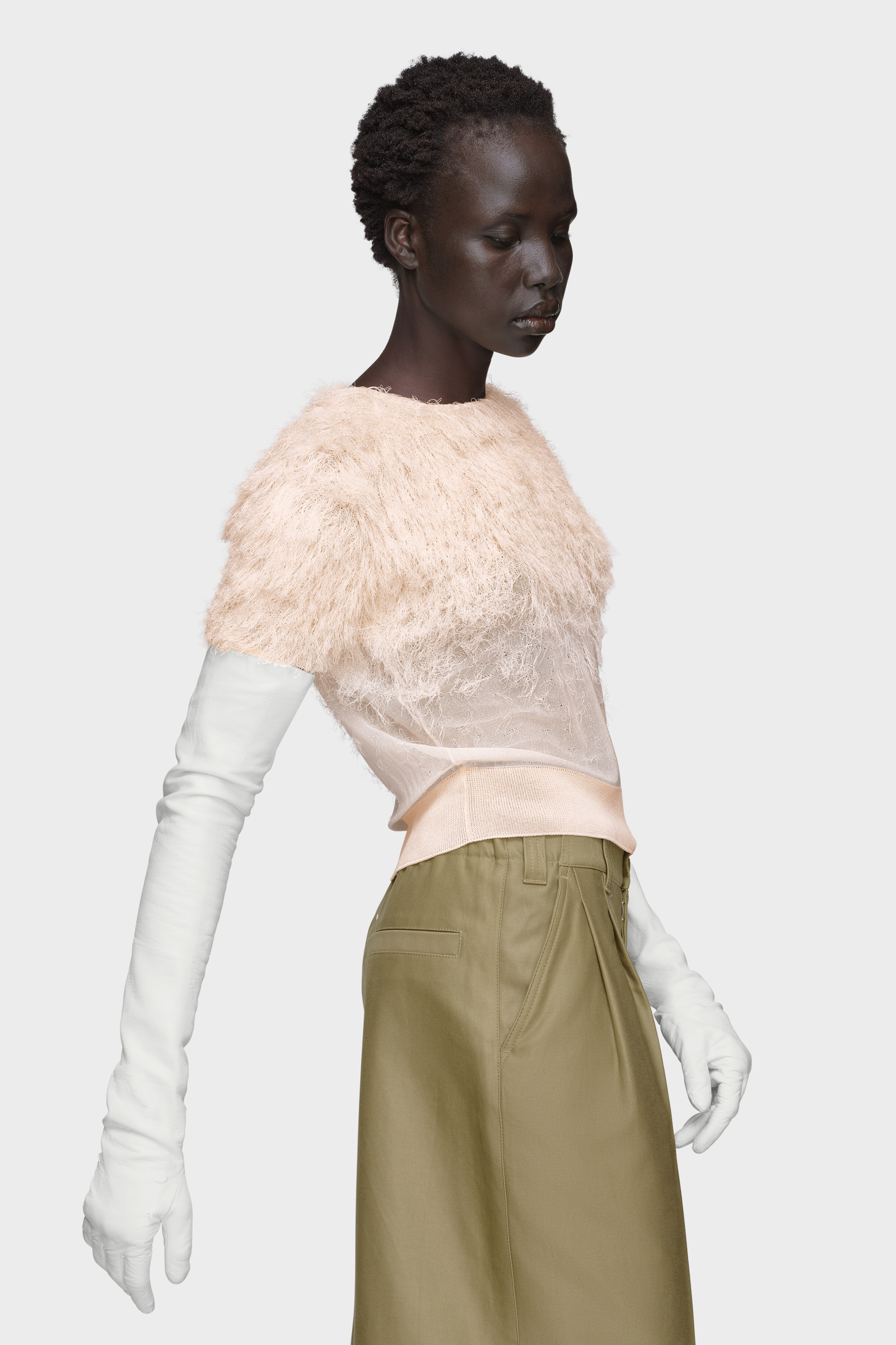 トップス maison martin Margiela Retrograde silk knit top