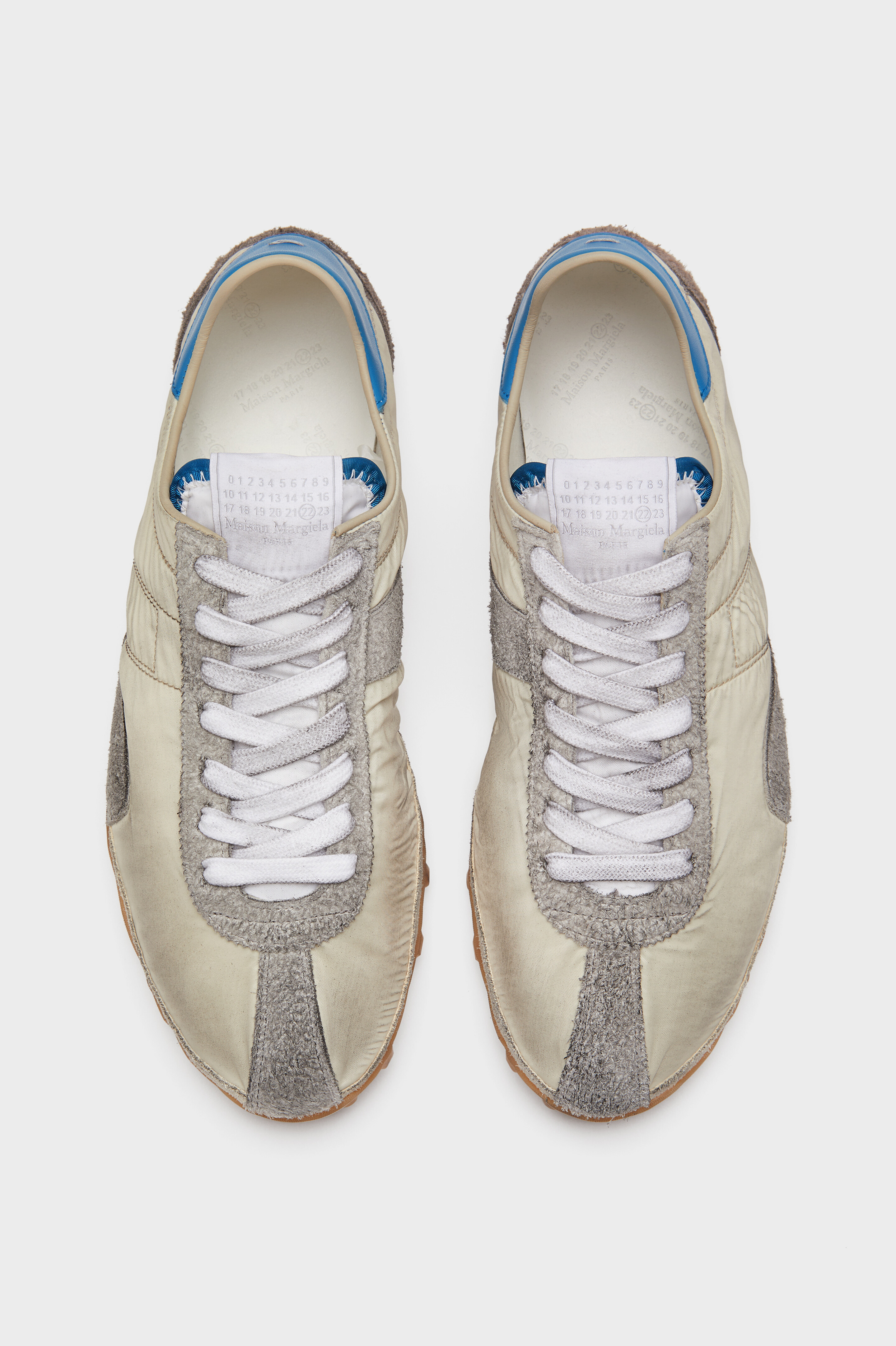 Beige Nylon Sprinters Sneackers | Maison Margiela