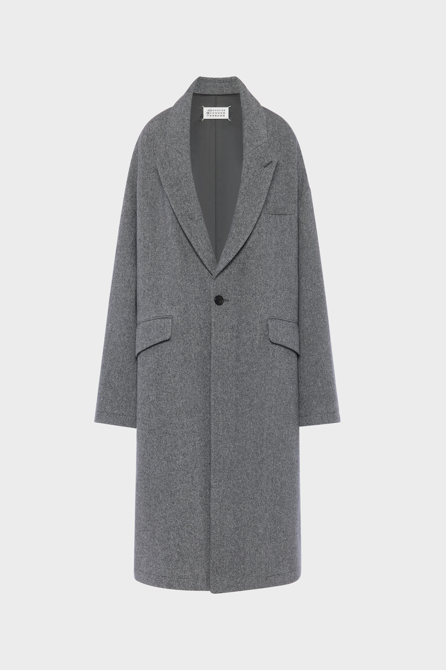 Black Wool coat | Maison Margiela Official