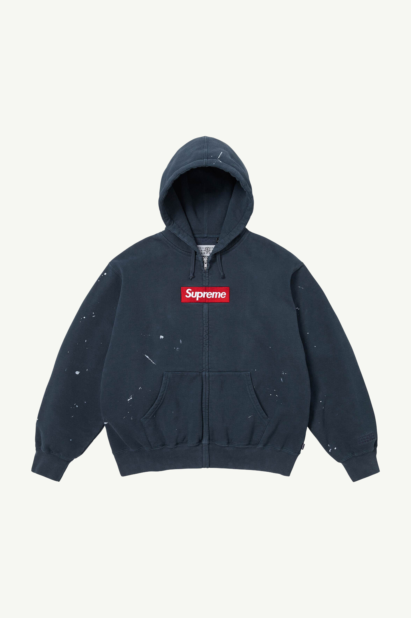 Supreme®/MM6 Maison Margiela Box Logo Zip Up Hooded Sweatshirt Supreme®/MM6 Maison Margiela Box Logo Zip Up Hooded Sweatshirt