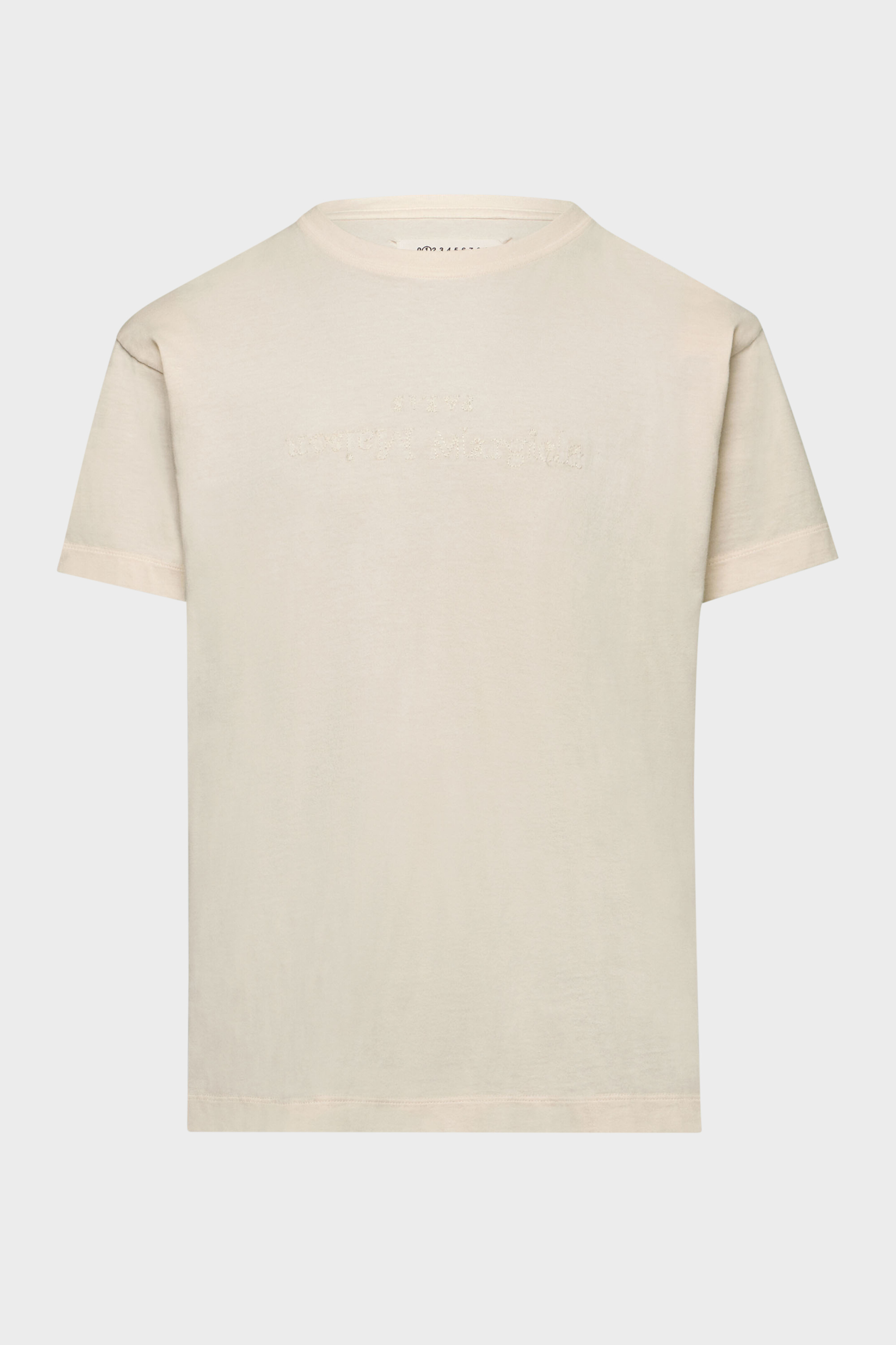 Camiseta con logotipo invertido