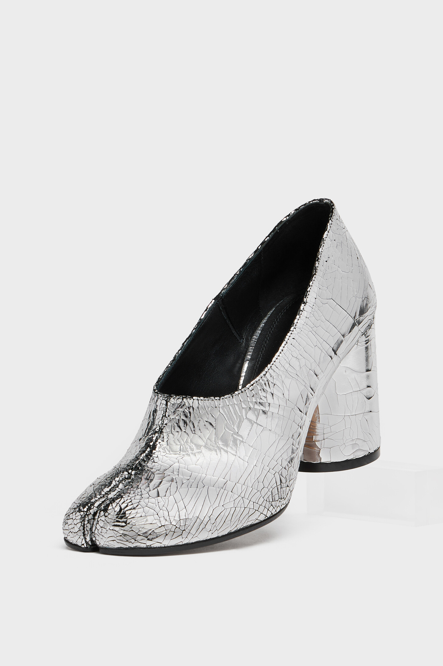 Tabi décolleté pump broken mirror Silver | Maison Margiela Official