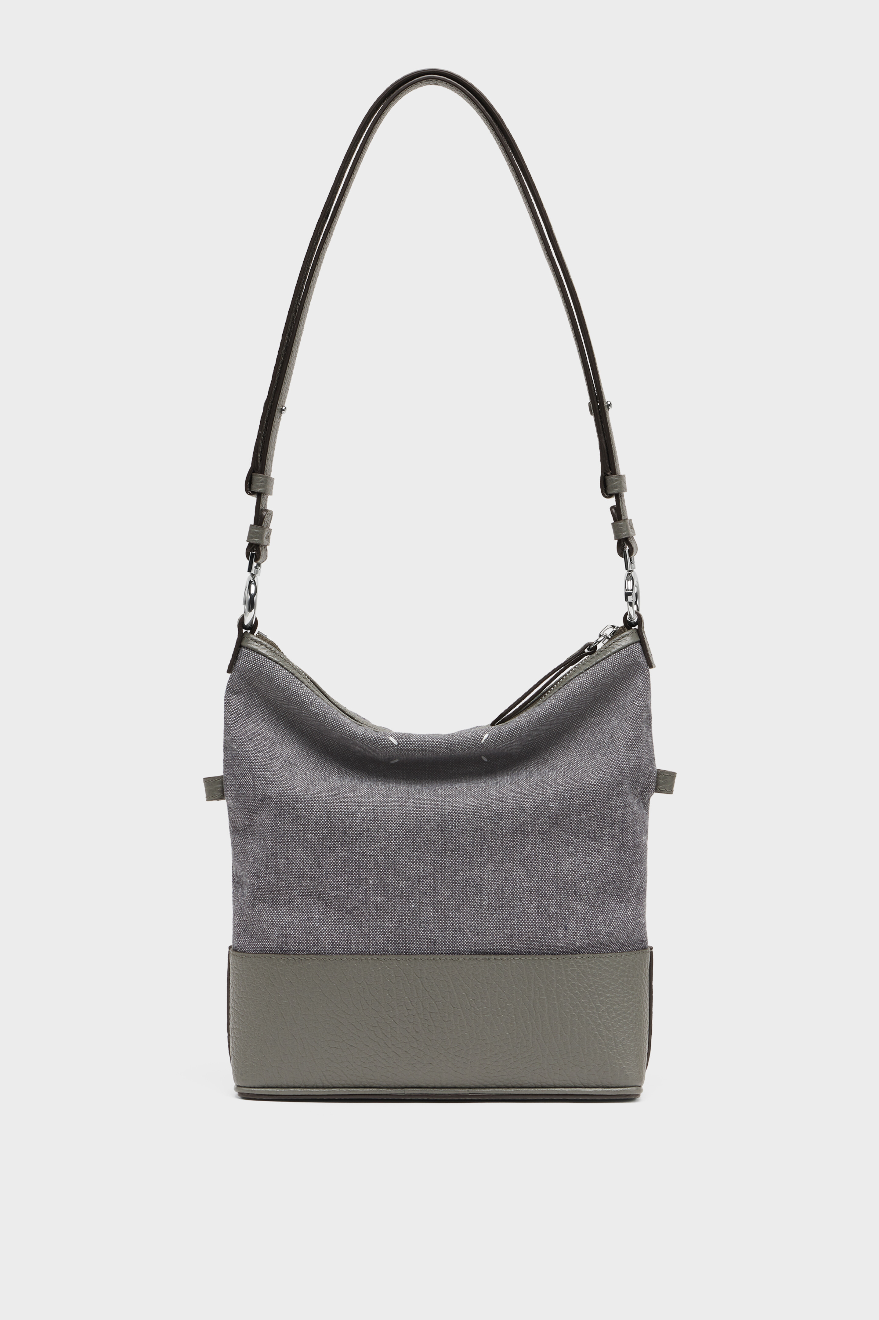 Gray 5AC Crossbody Hobo Bag Small | Maison Margiela