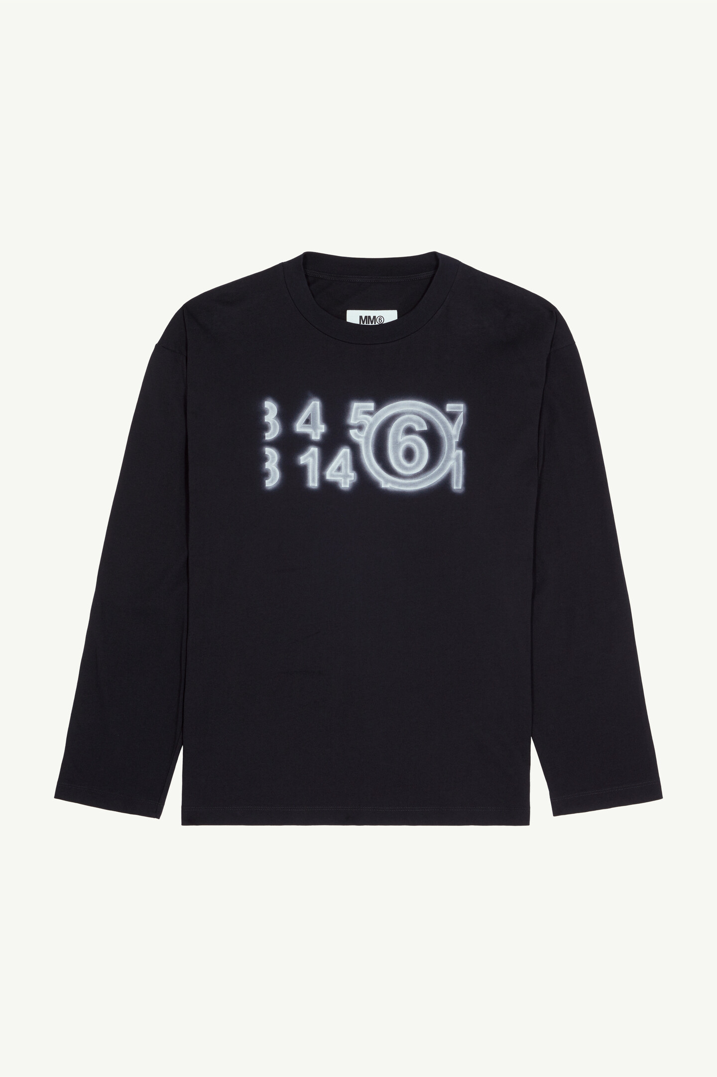 Zoom Logo Oversized Long-Sleeve T-Shirt | MM6 - Maison Margiela
