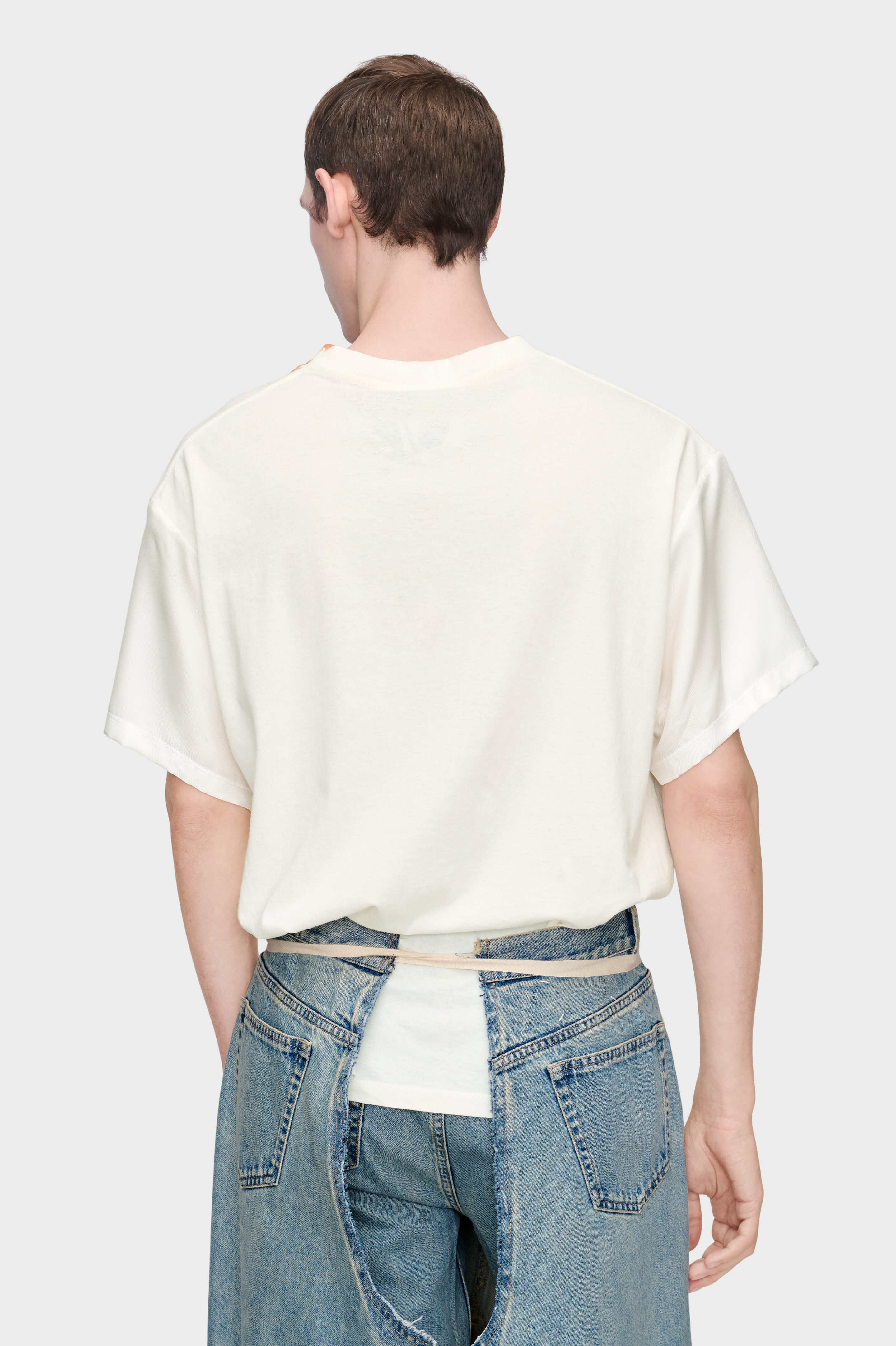 フラワープリント ジャージーTシャツ ホワイト | Maison Margiela公式