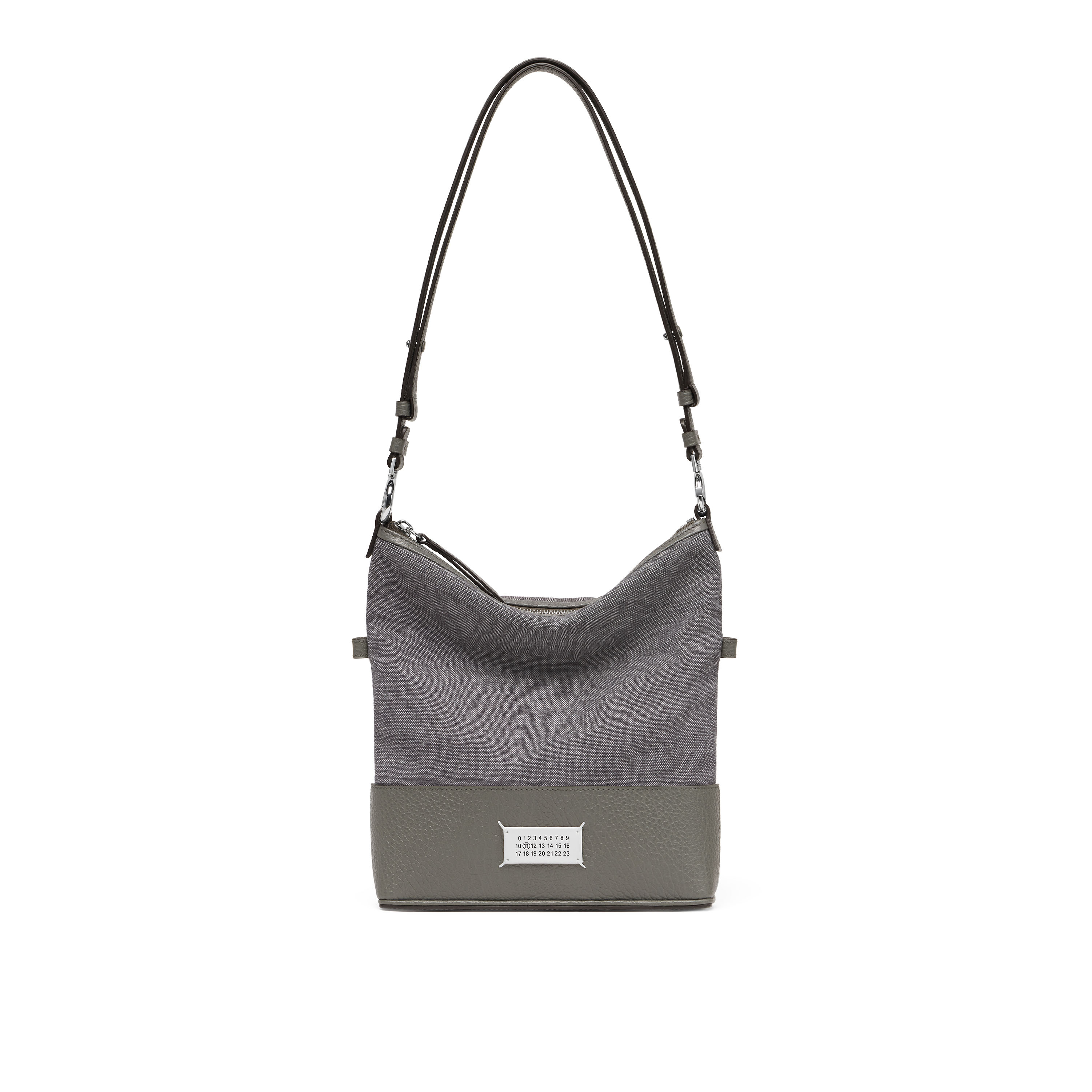 MAISON MARGIELA｜5AC ホーボー スモール クロスボディバッグ Gray 5AC Crossbody Hobo Bag Small | Maison Margiela