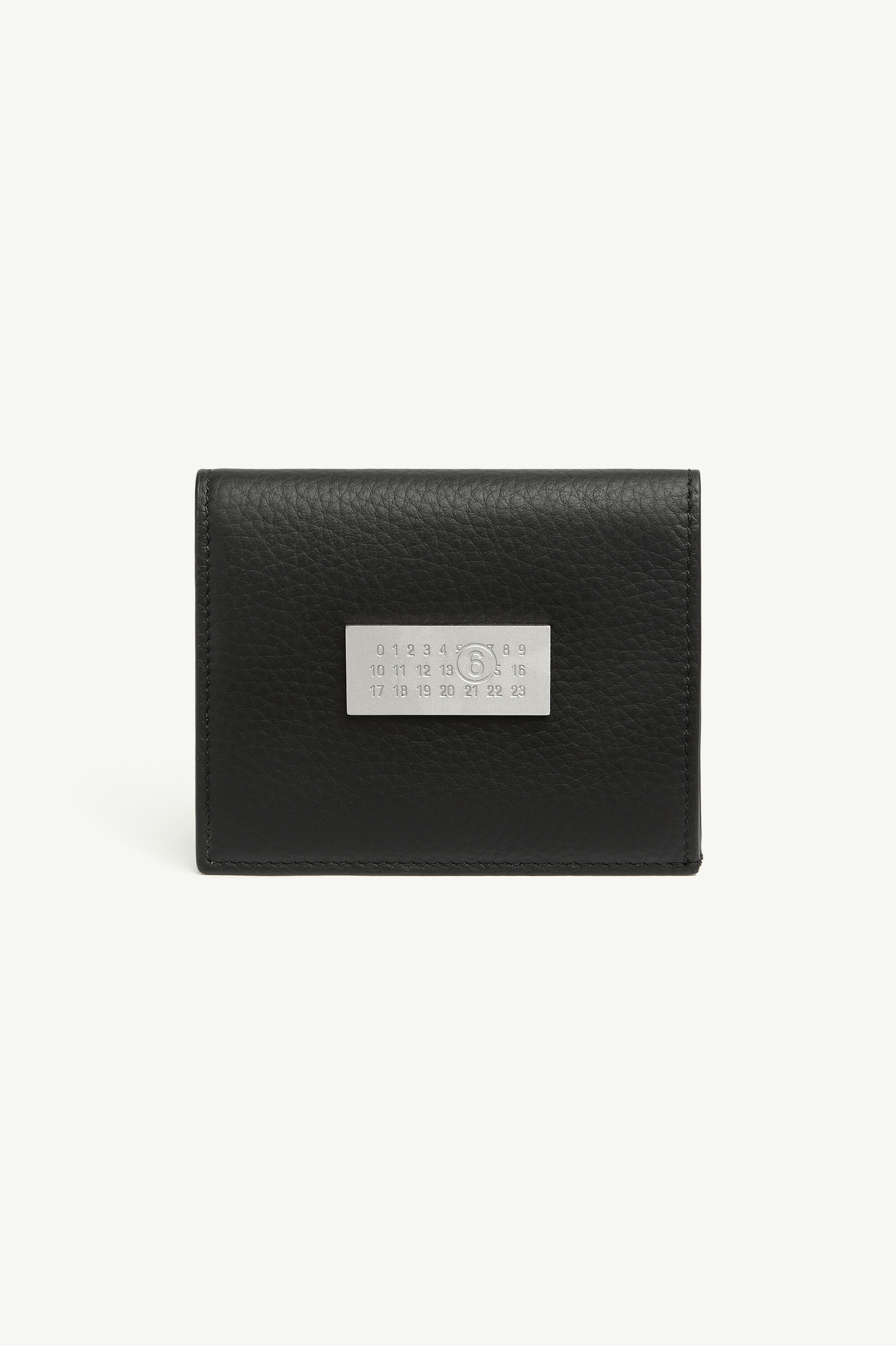 Black Numeric Bifold Wallet | MM6 Official