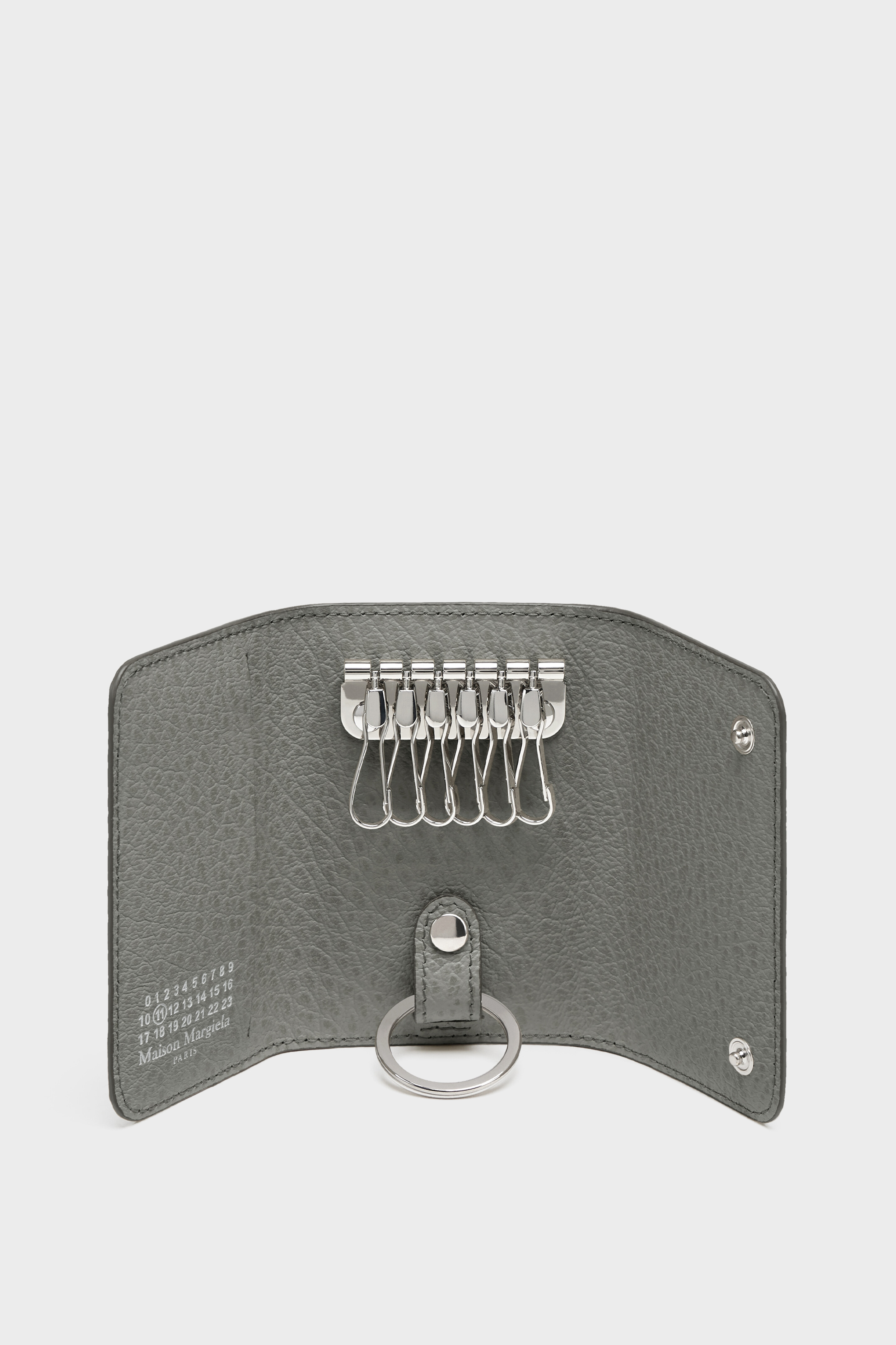 Maison Margiela 4ステッチ キーケース Gray 100% Leather Four Stitches Key Holder | Maison Margiela