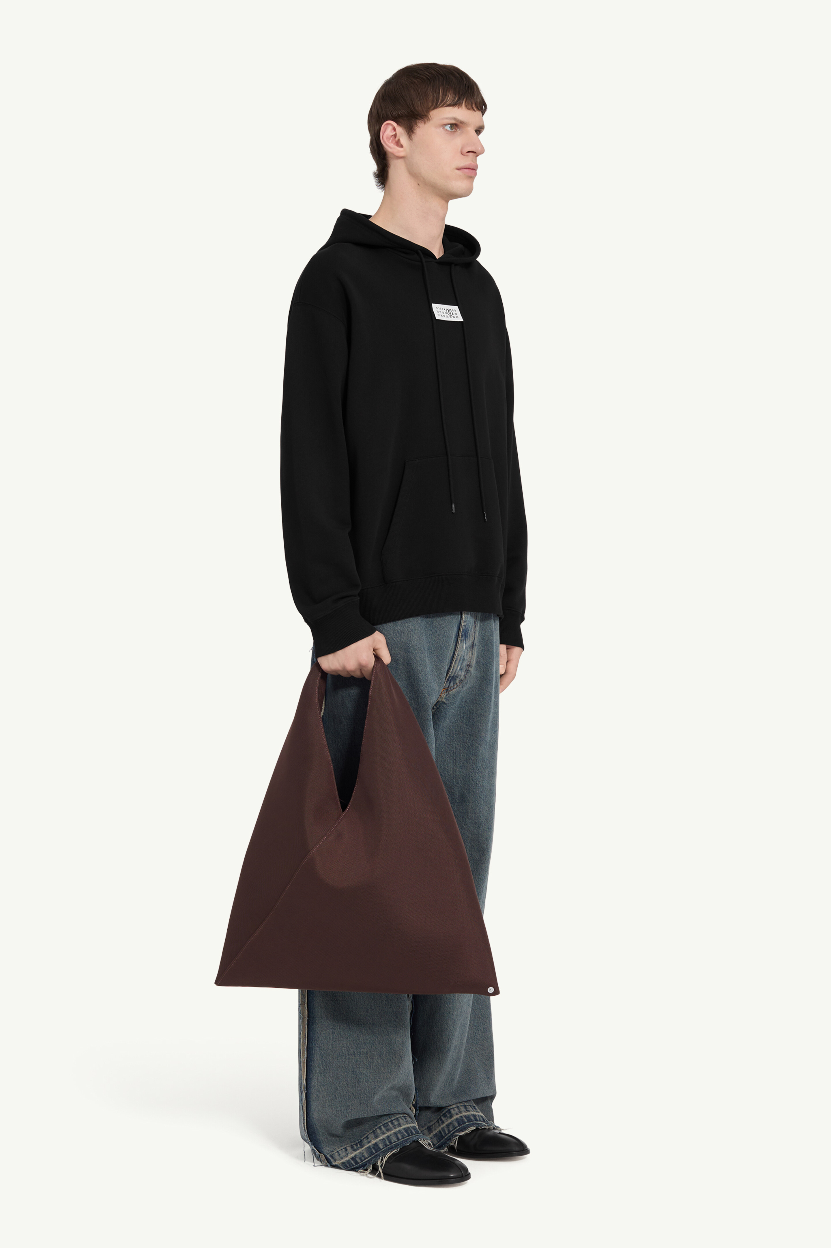 Men's Cotton Sweatshirt with Kangaroo Pocket | MM6