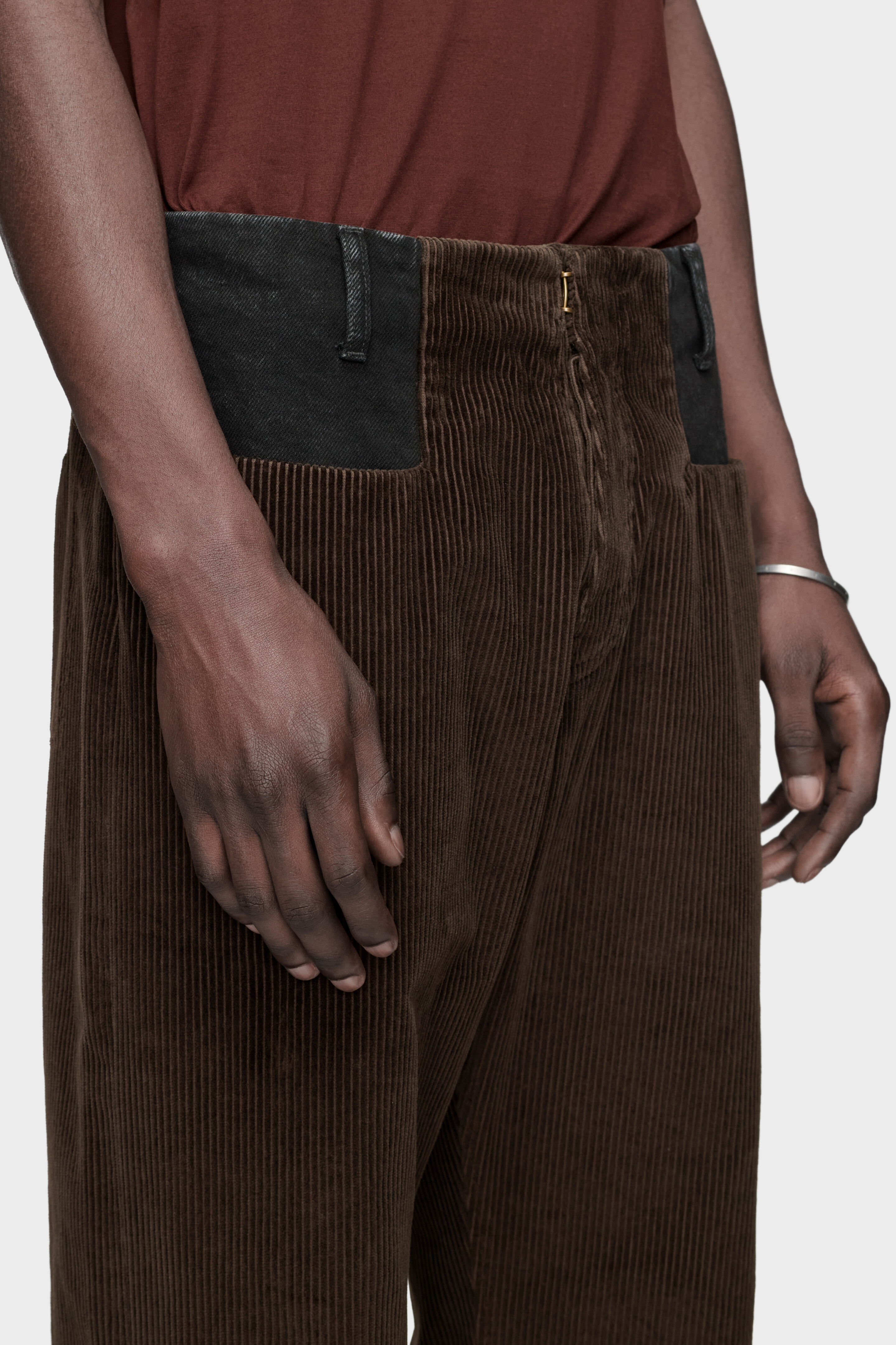 MINIMAL DENIM TROUSERS