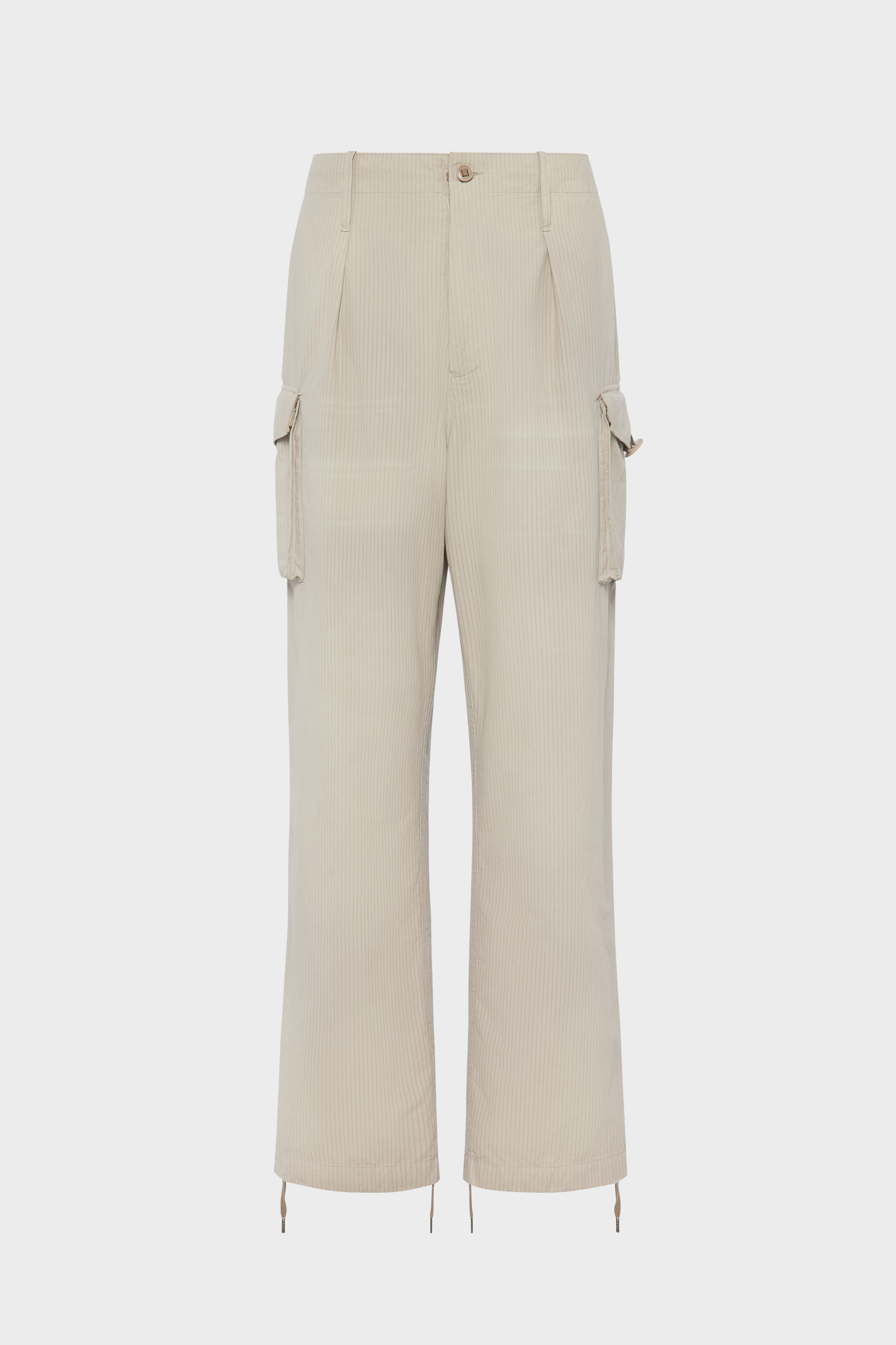 Cotton-blend cargo trousers