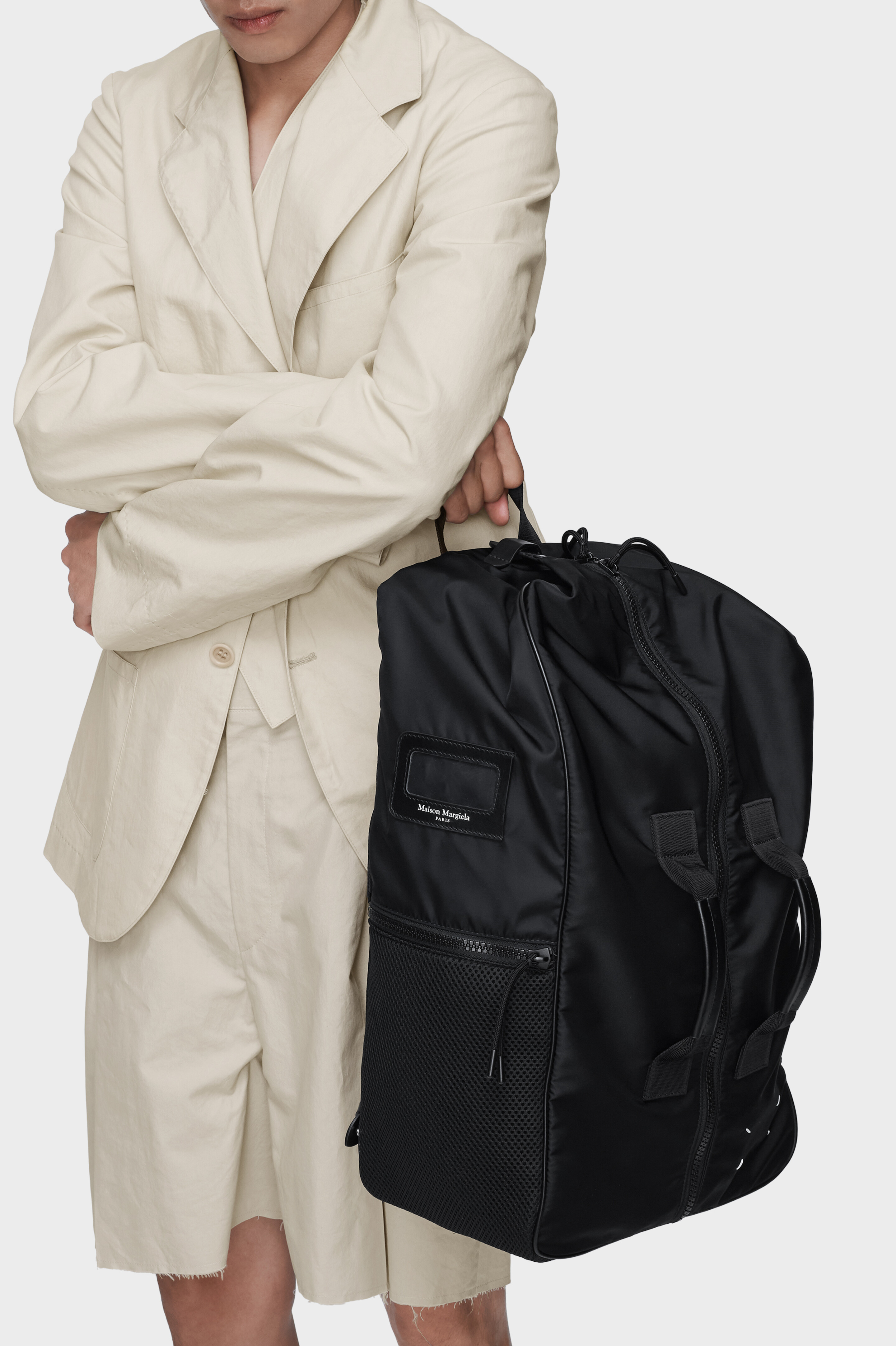 Maison Margiela 大容量バックパック Black High Tech Weekender Backpack | Maison Margiela