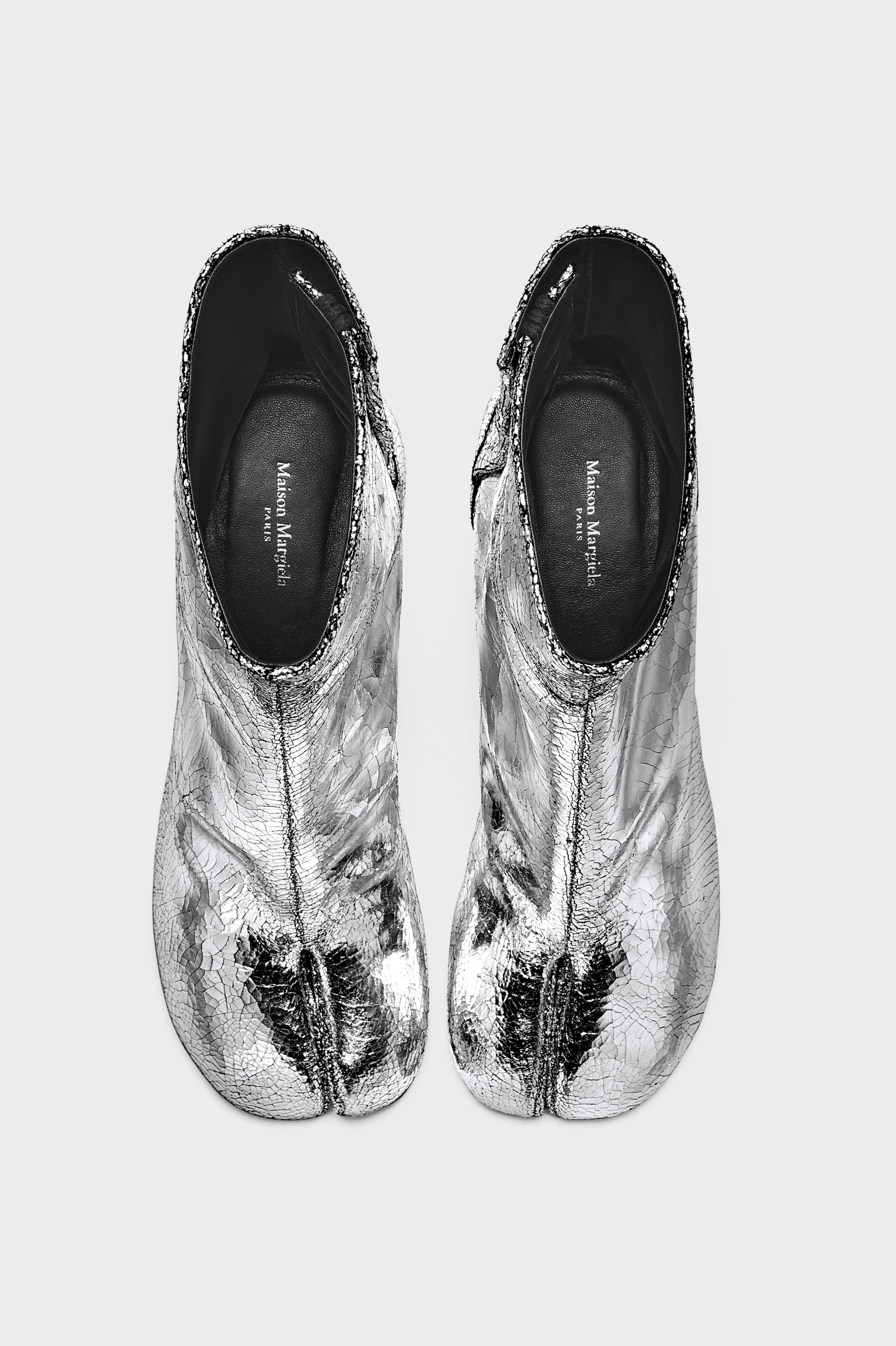 Maison Margiela タビブーツ　ミラー　シルバー 36 Maison Margiela(メゾンマルジェラ)｜「タビ」ミラーブーツ