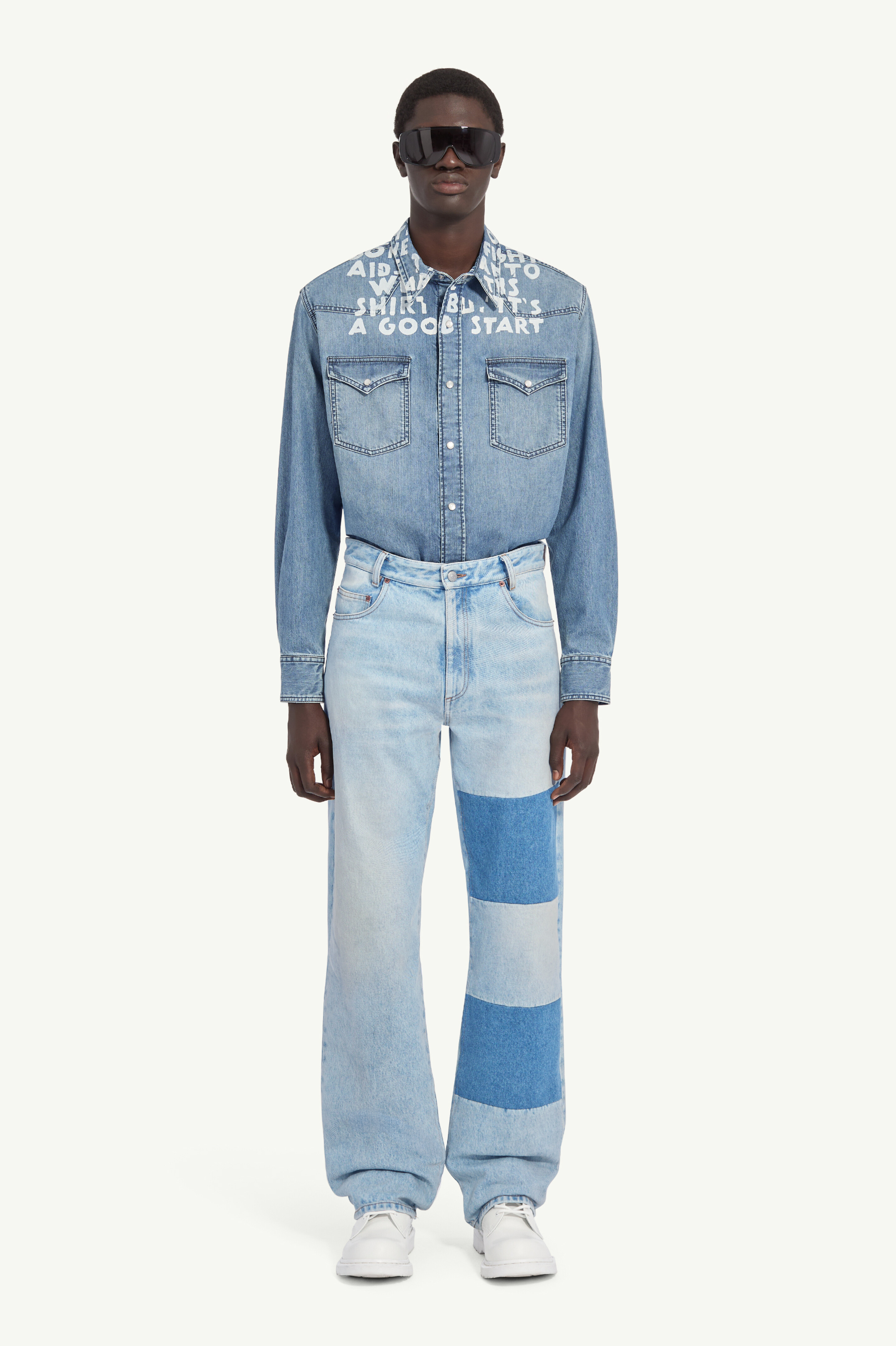 maison margiela Jean patchwork