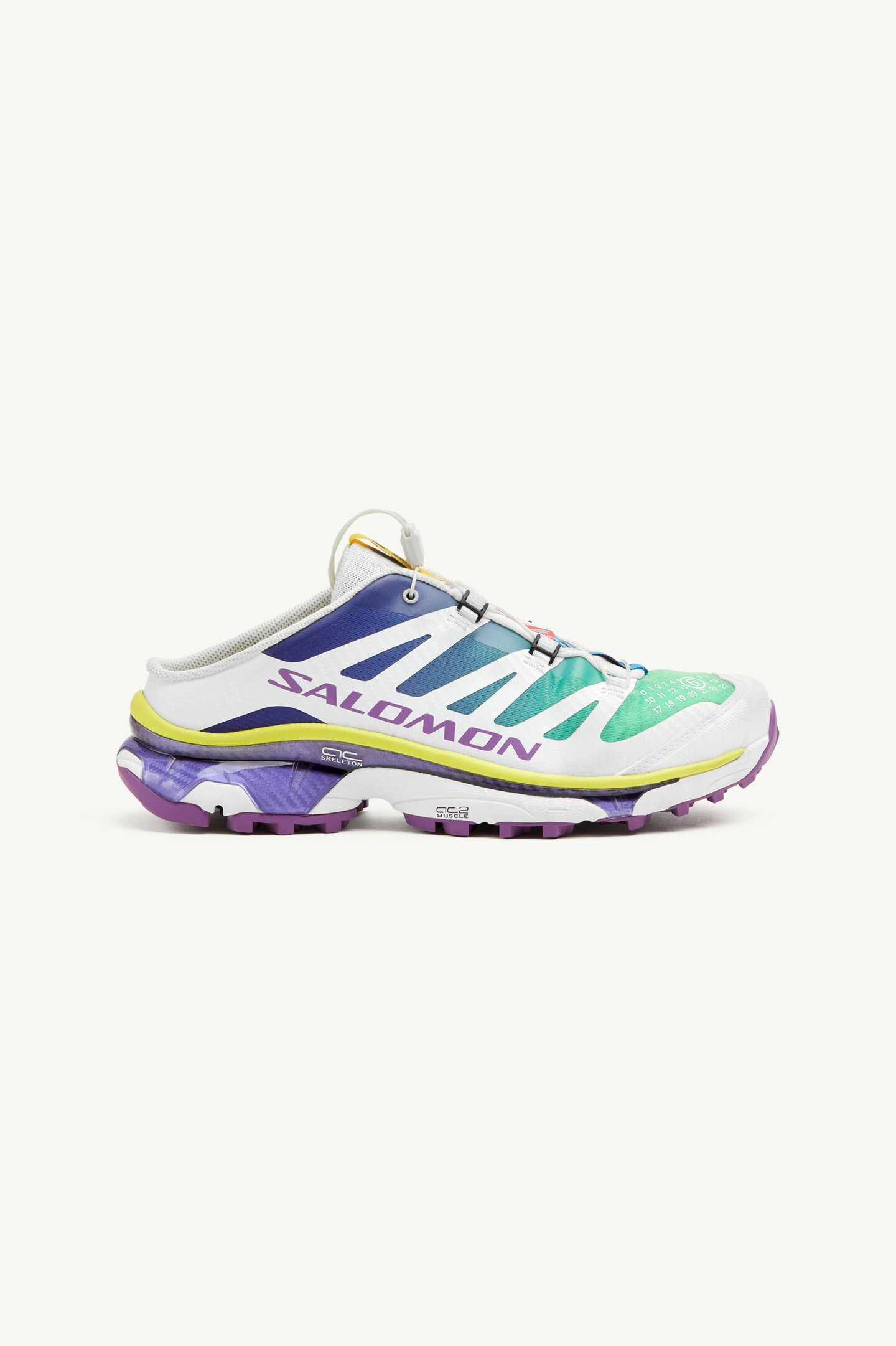 White Men's Xt-4 Mules - MM6 x Salomon | MM6