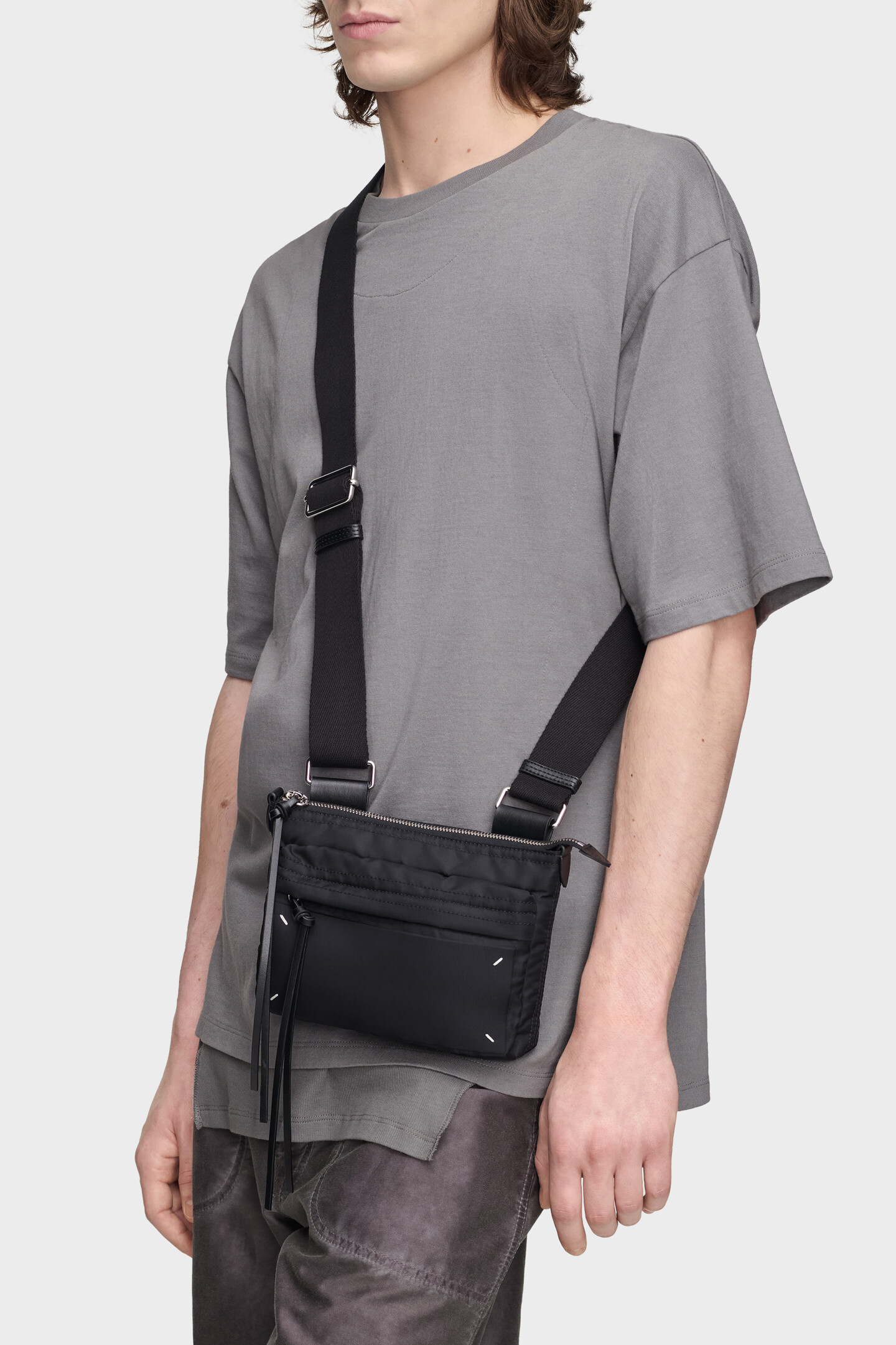Black Zip Camera Bag | Maison Margiela Official