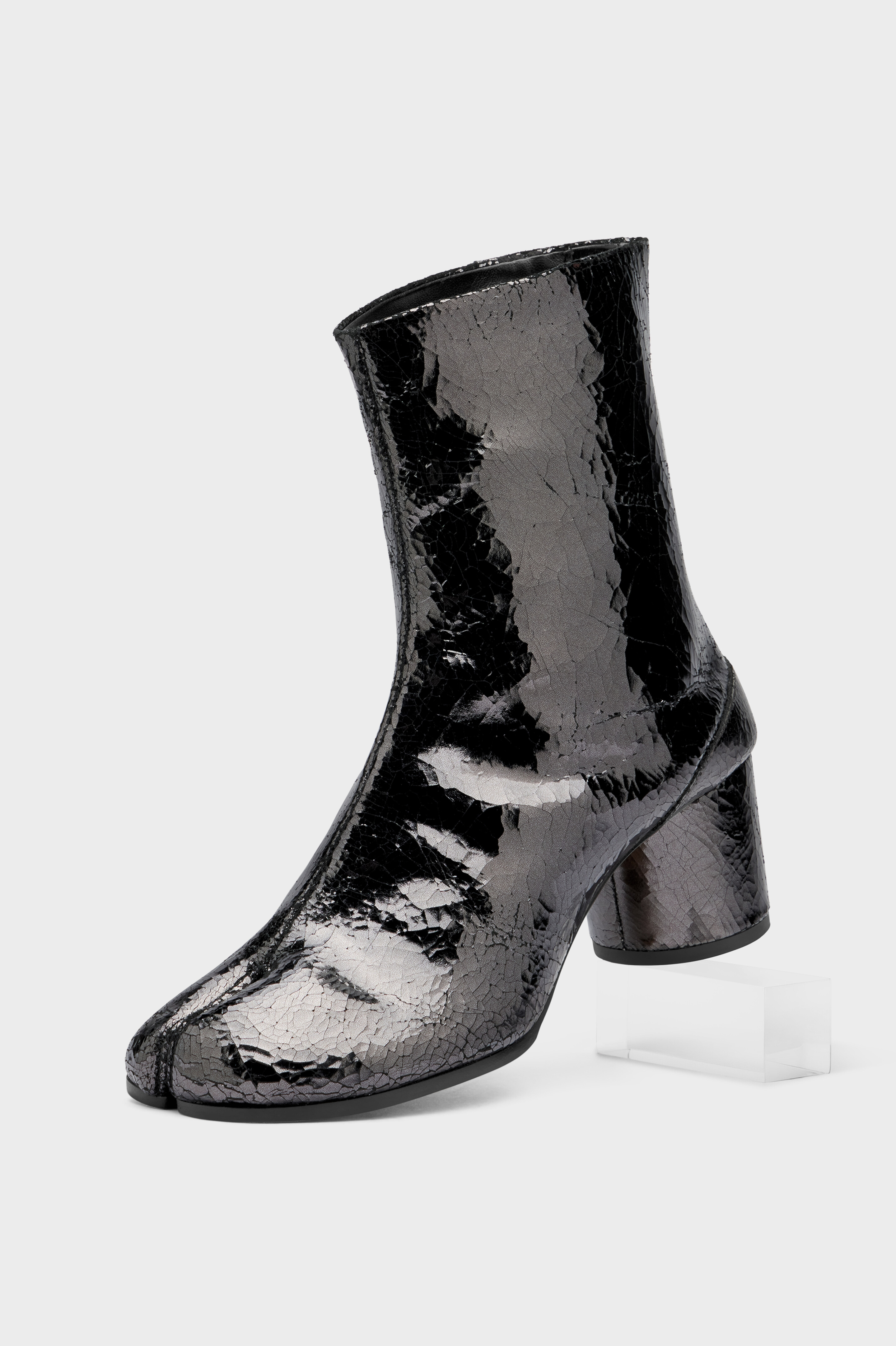 Tabi Mirror Block Heel Boots | Maison Margiela