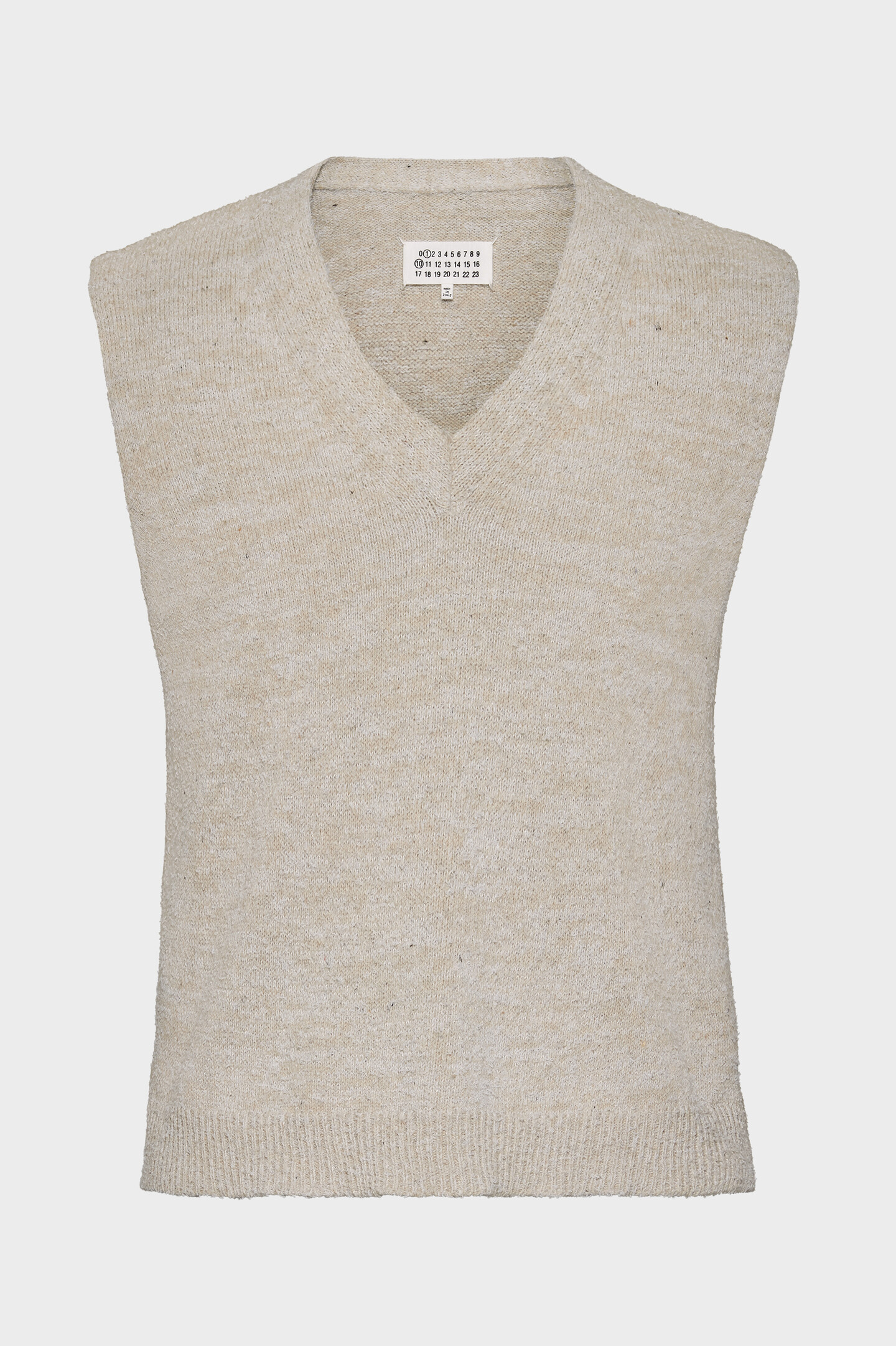 Men's Blue Cotton Knit Vest | Maison Margiela