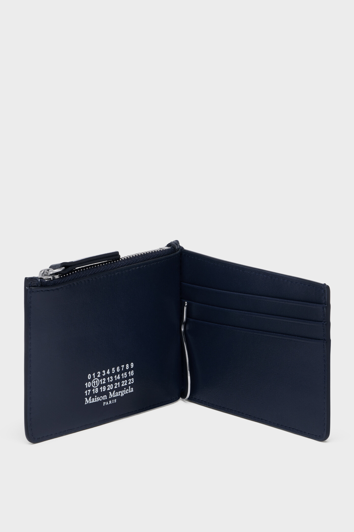 4ステッチ クリップウォレット ブルー | Maison Margiela公式