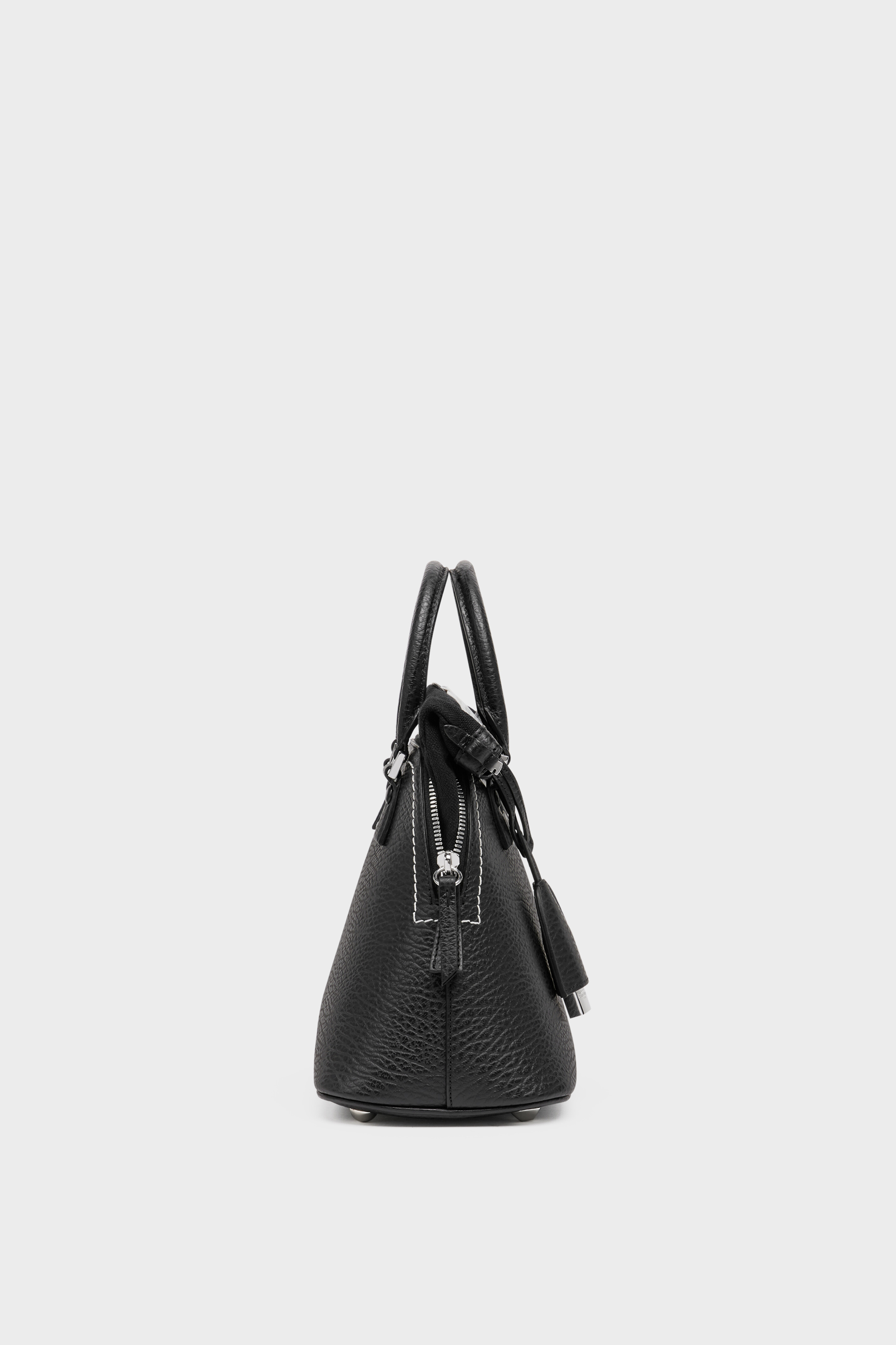 Black Grainy Leather Mini 5AC Bag | Maison Margiela