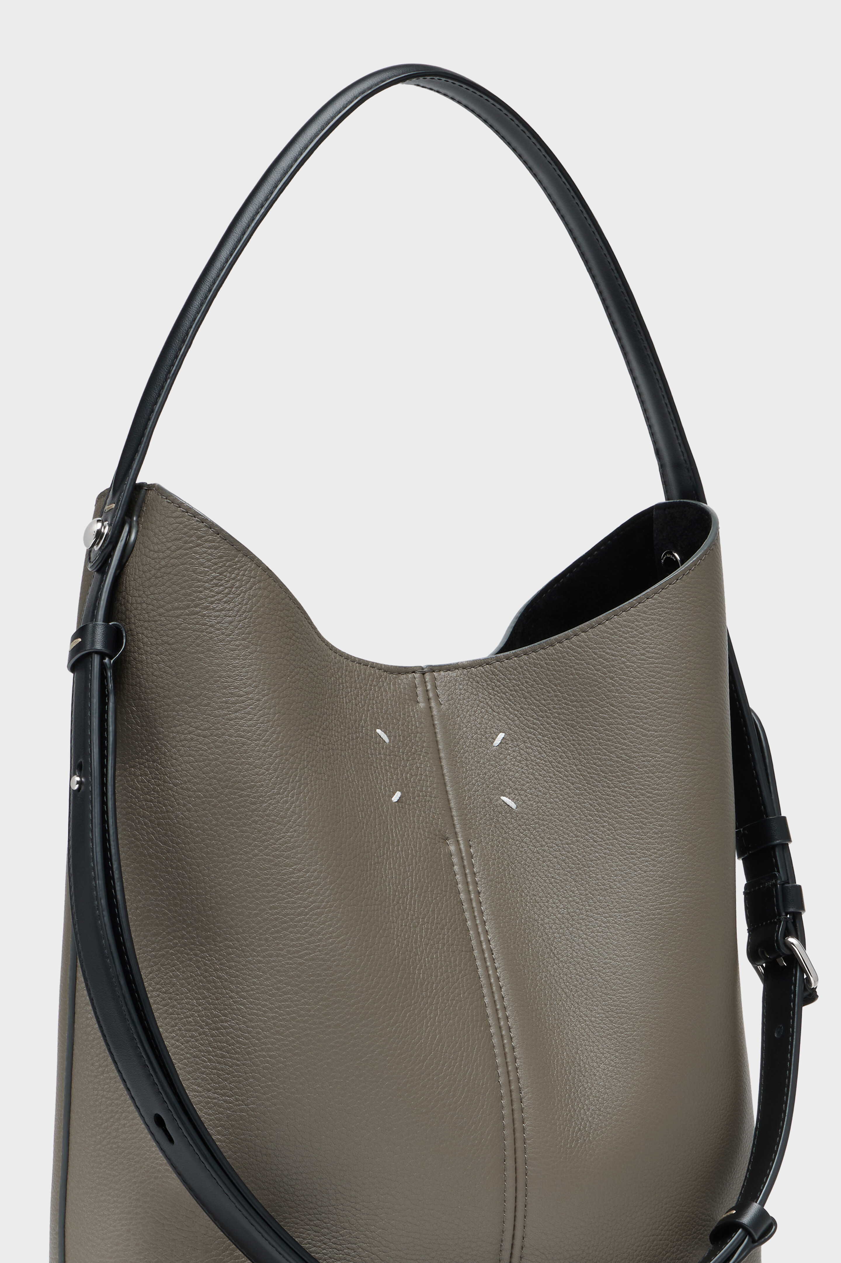 Brown Leather Dress-Age Hobo Bag | Maison Margiela