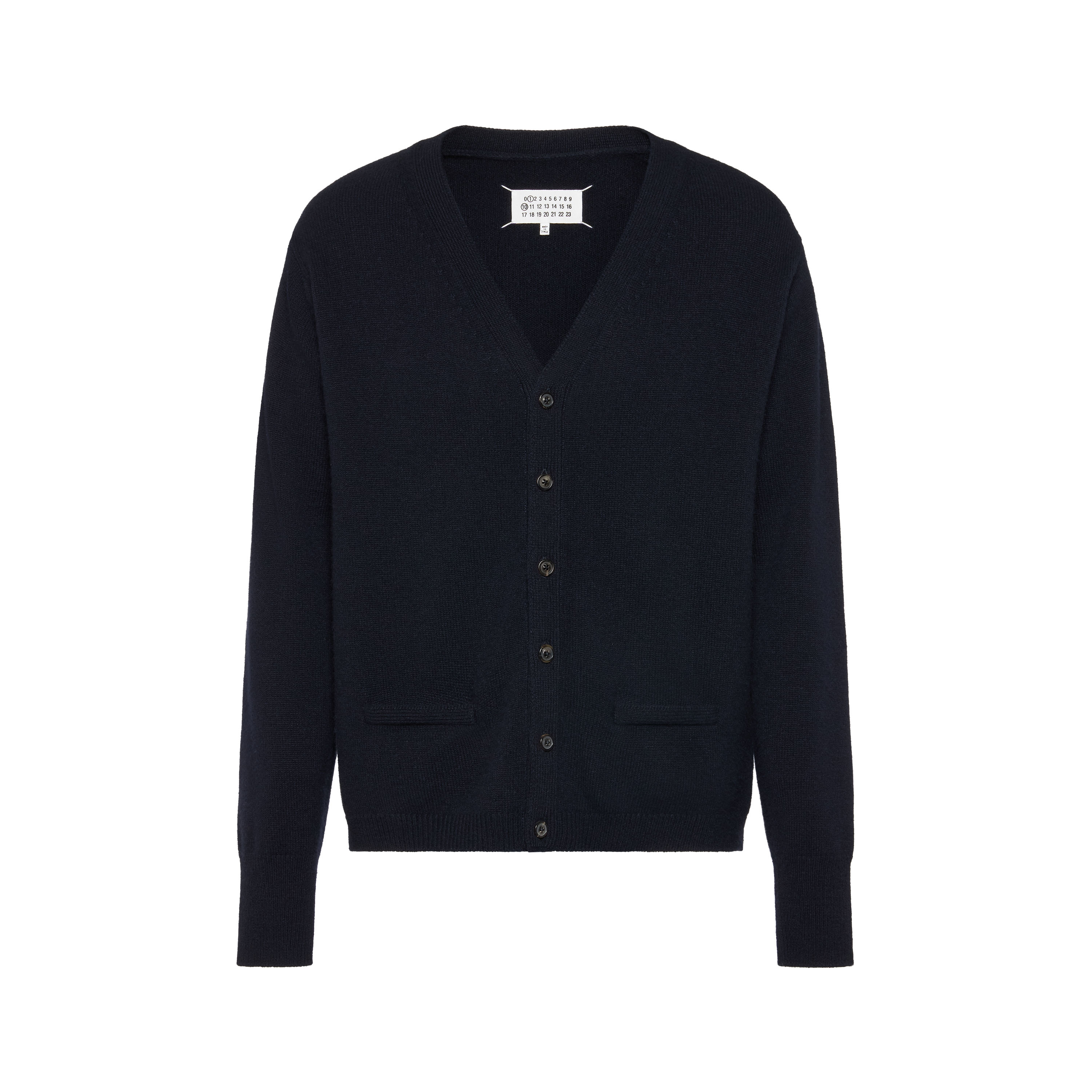 Maison Margiela カーディガン ニットブラック メゾン マルジェラ Maison Margiela ジップアップカーディガン