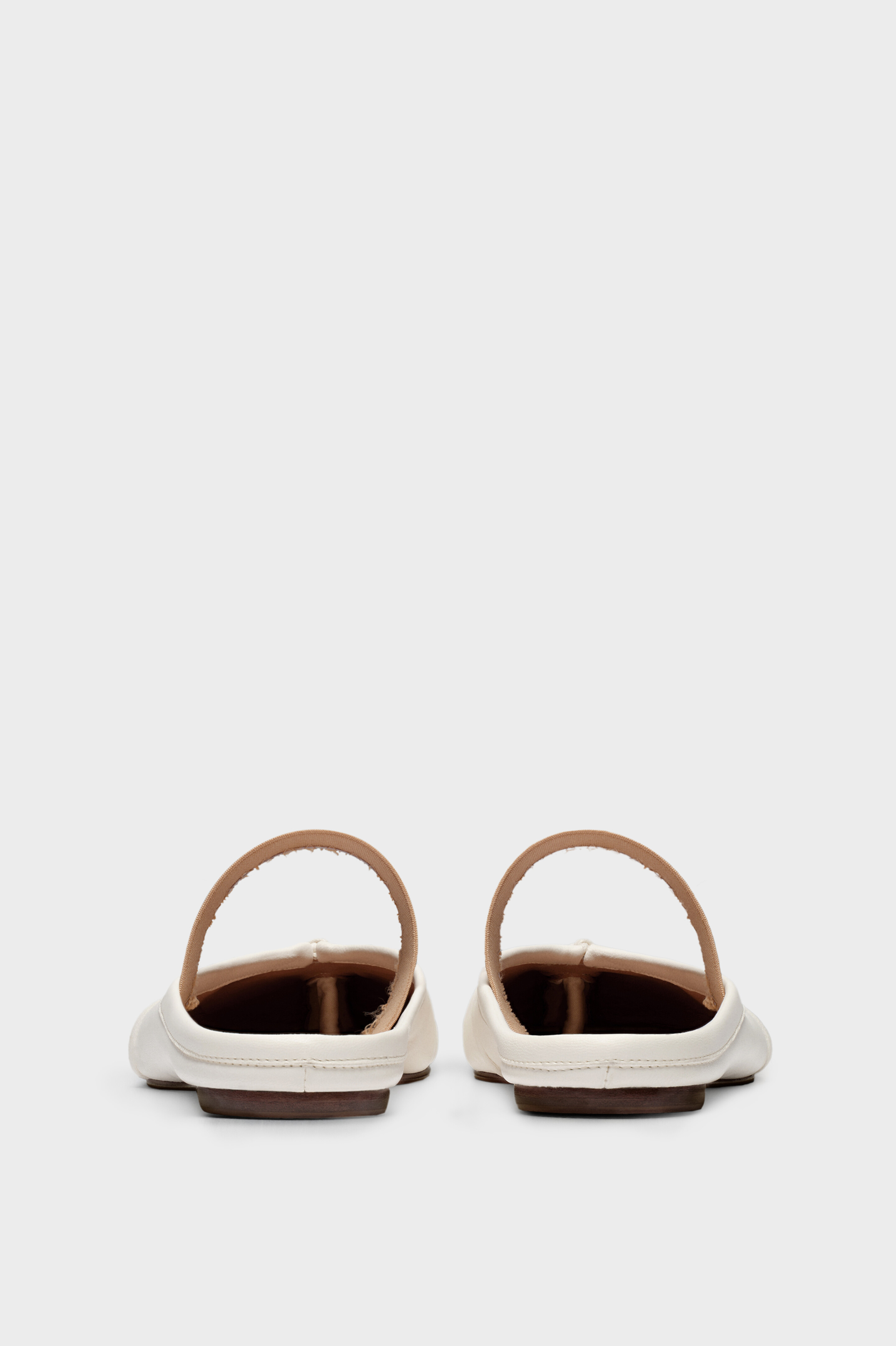 White Elastic Tabi Ballerina Mule | Maison Margiela