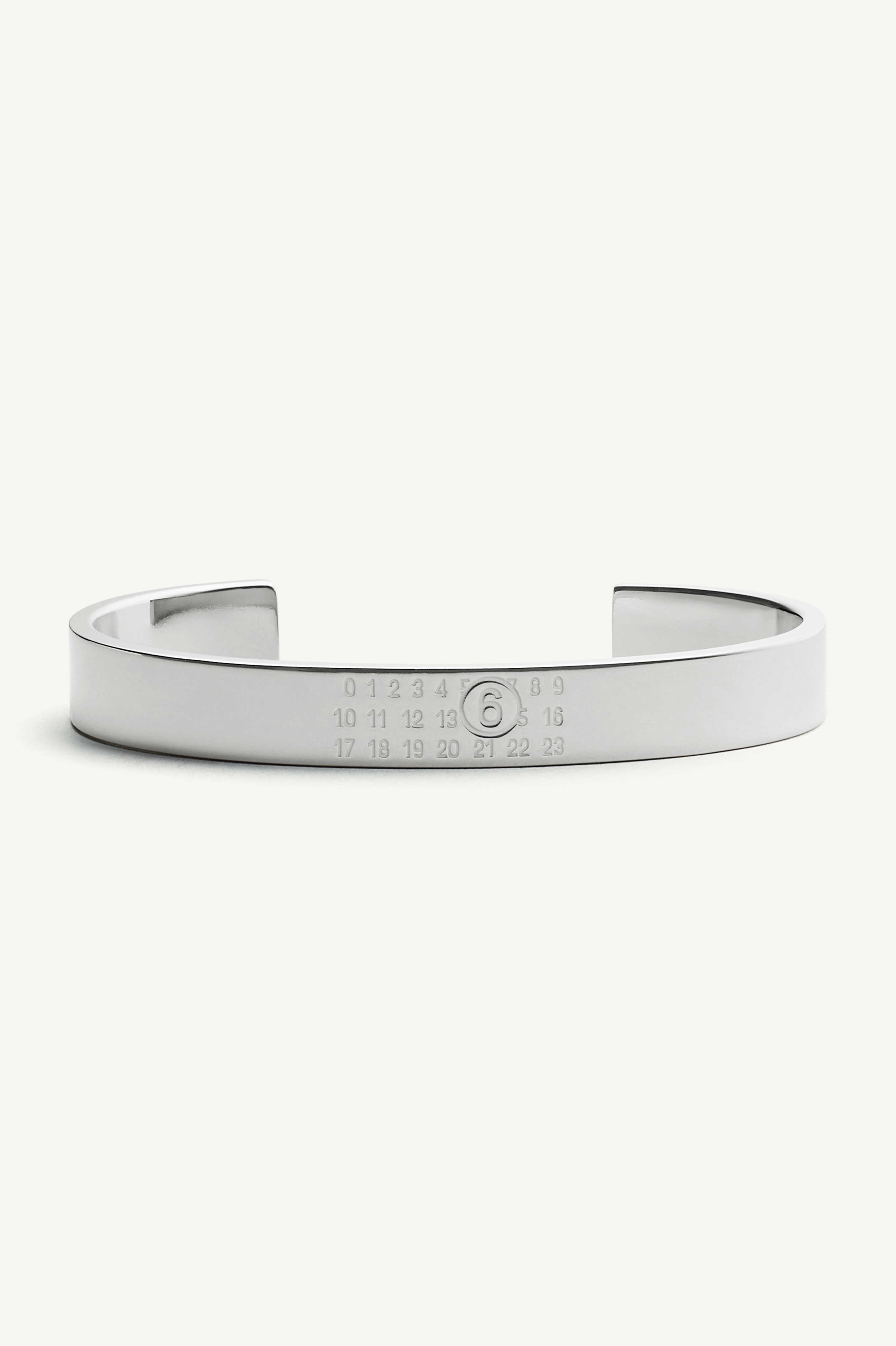 Numeric Minimal Signature Cuff Bracelet