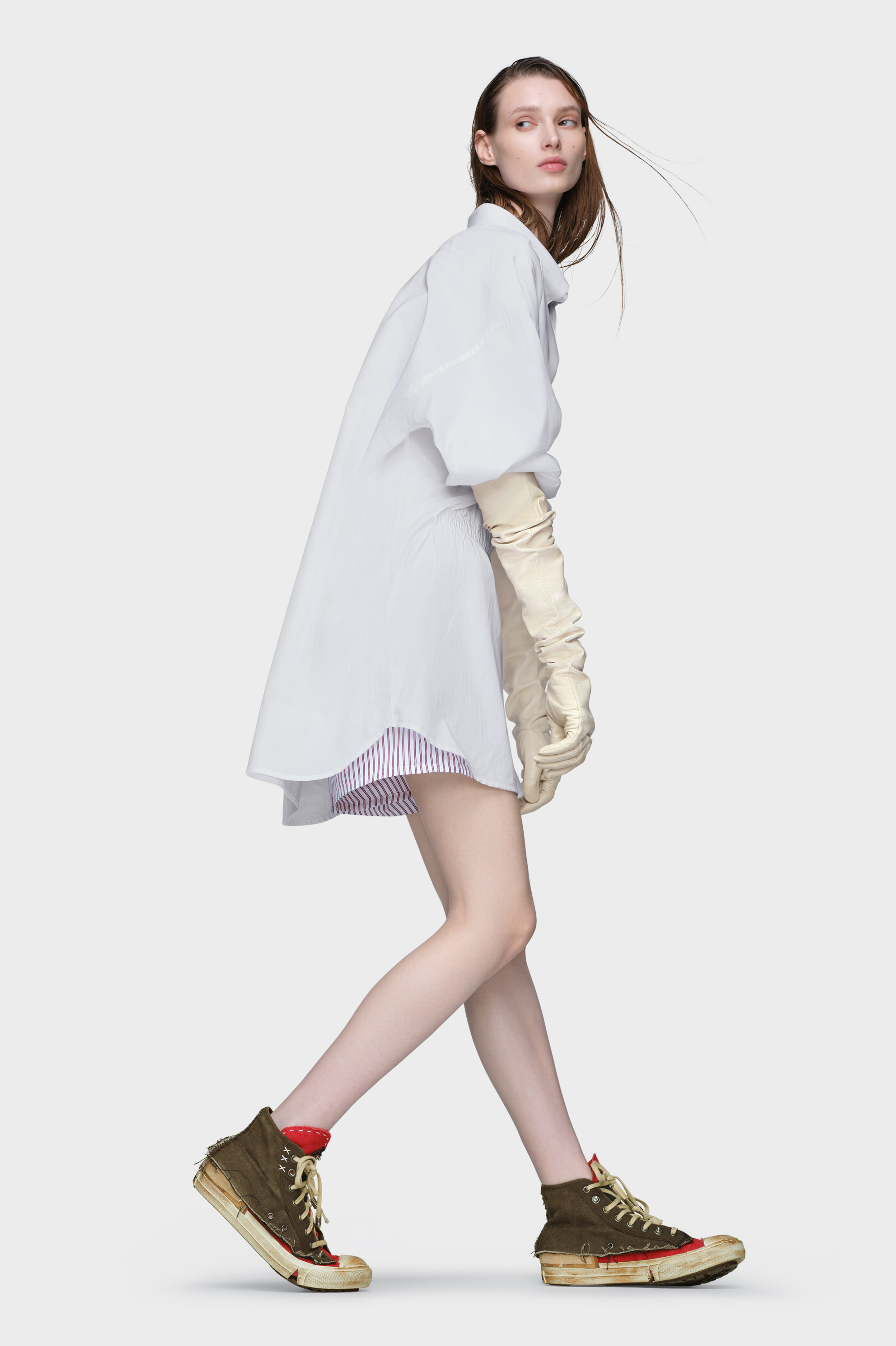 MAISON MARGIELA メゾンマルジェラ コットン ジャンプスーツ38 新品 MM6 エムエムシックス 21AW イタリア製 Tuta Salopette Jumpsuit