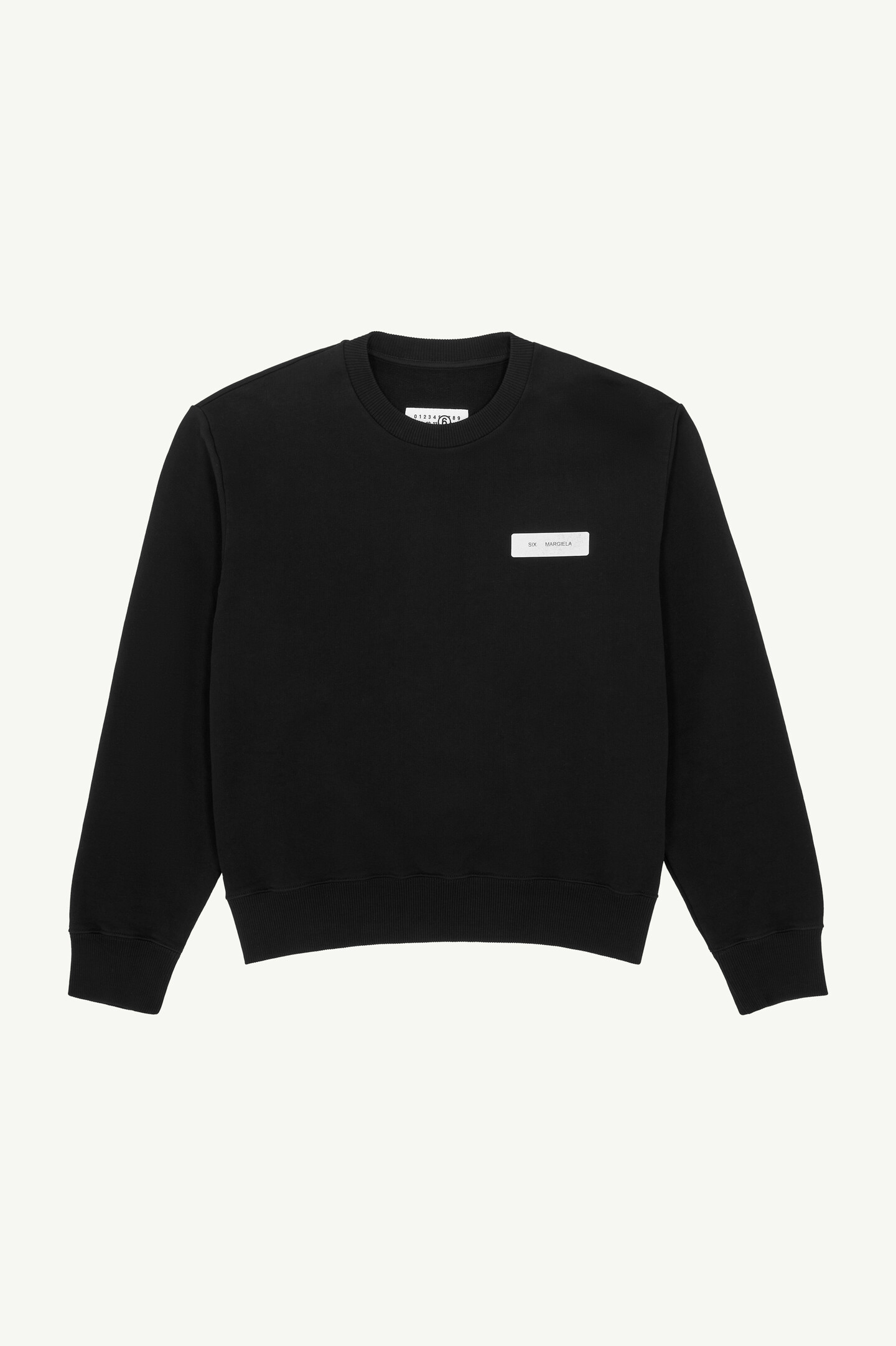 Black Cotton sweater | MM6 Official