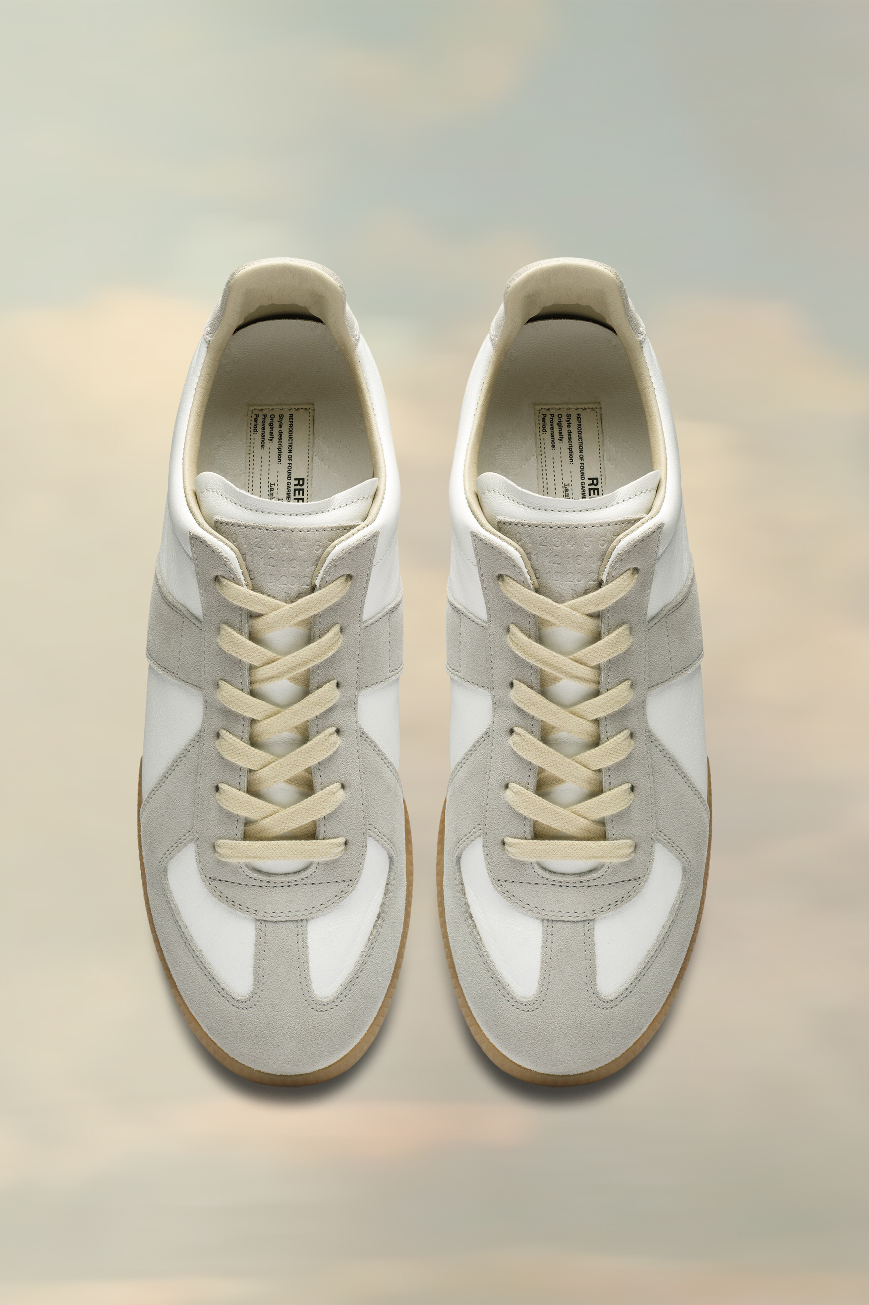 【新品】Maison Margiela REPLICA Replica Sneakers Dirty White | Maison Margiela