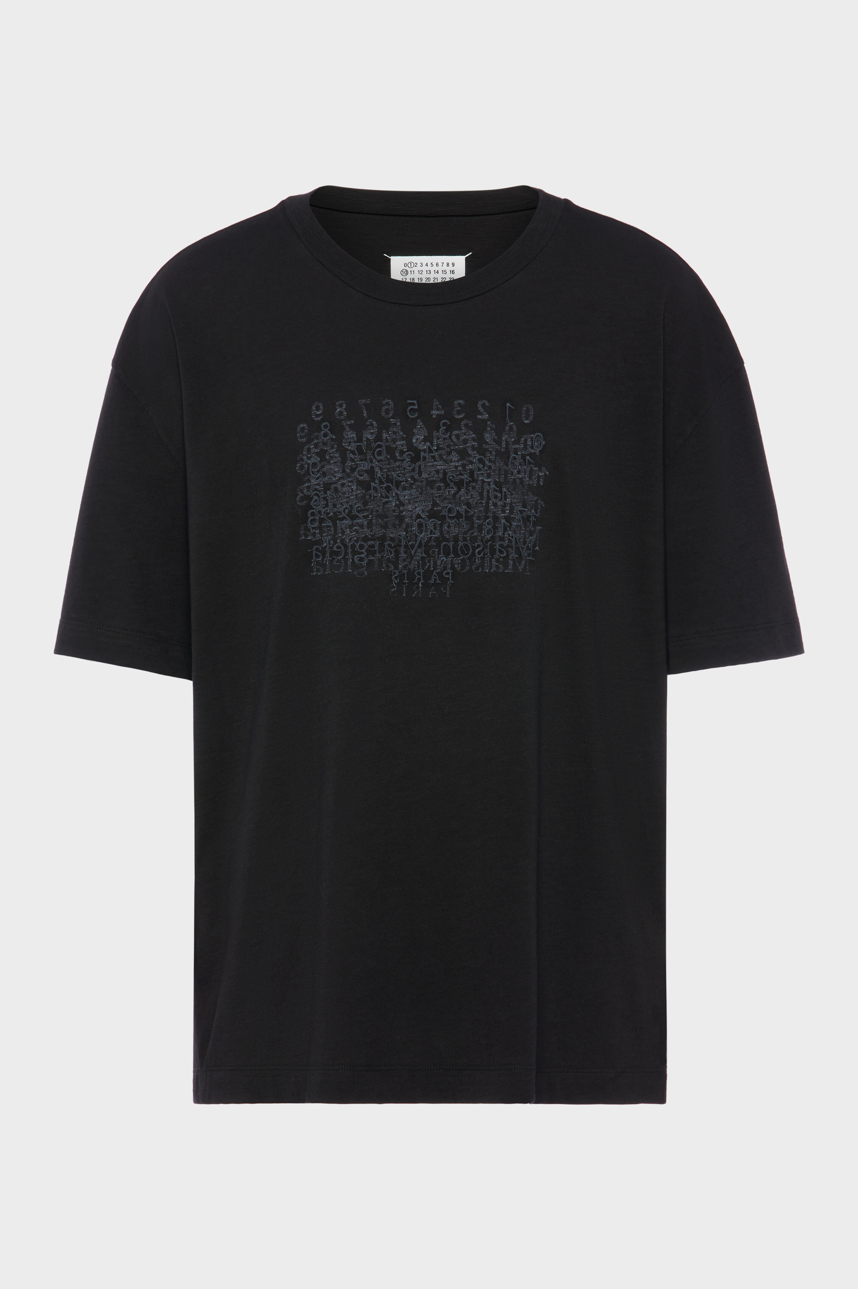 ナンバリング コットンTシャツ ブラック | Maison Margiela公式