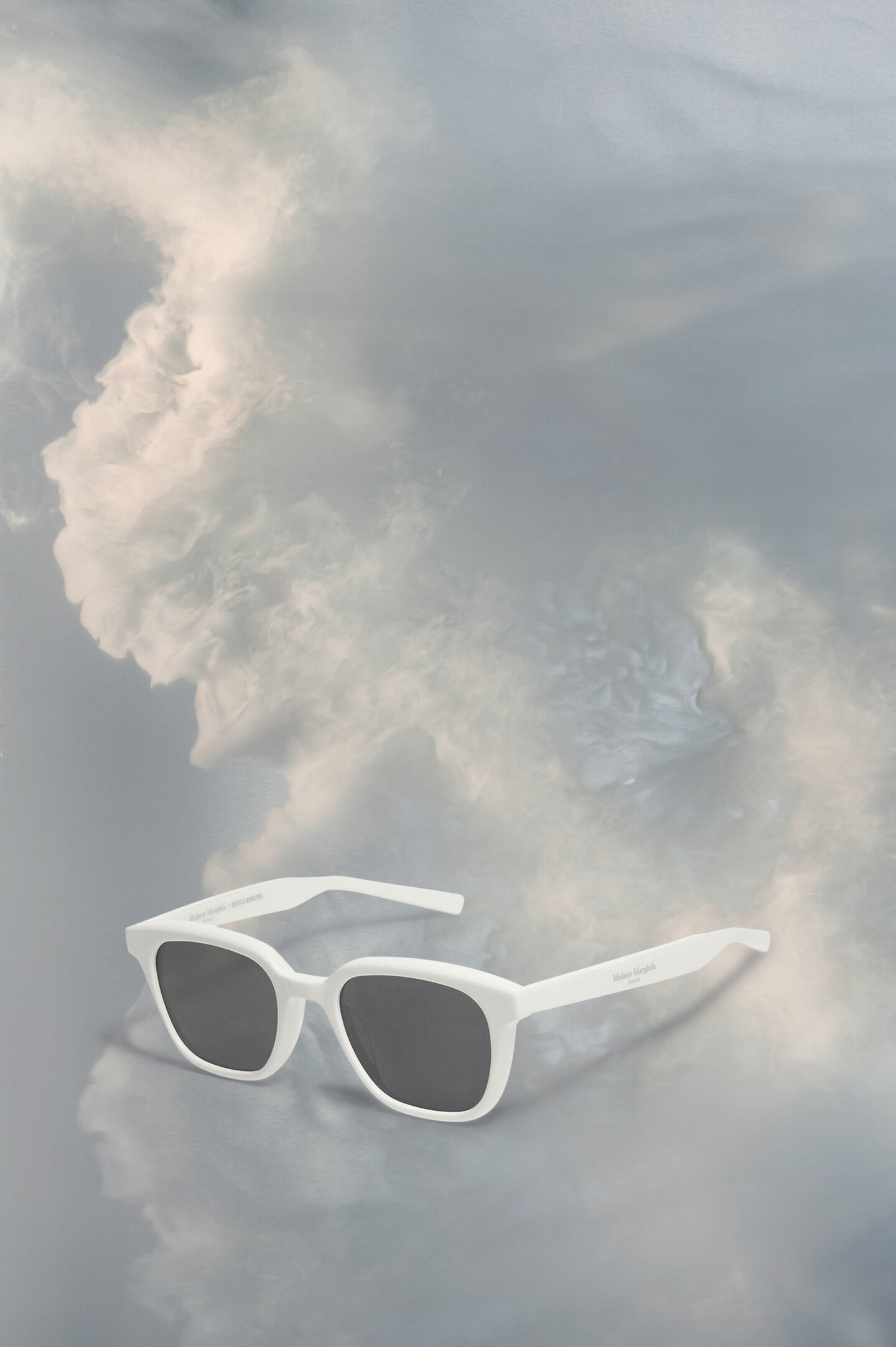 小物 Gentle Monster x Maison Margiela MM007 Gentle Monster Maison Margiela Square Sunglasses Black MM007