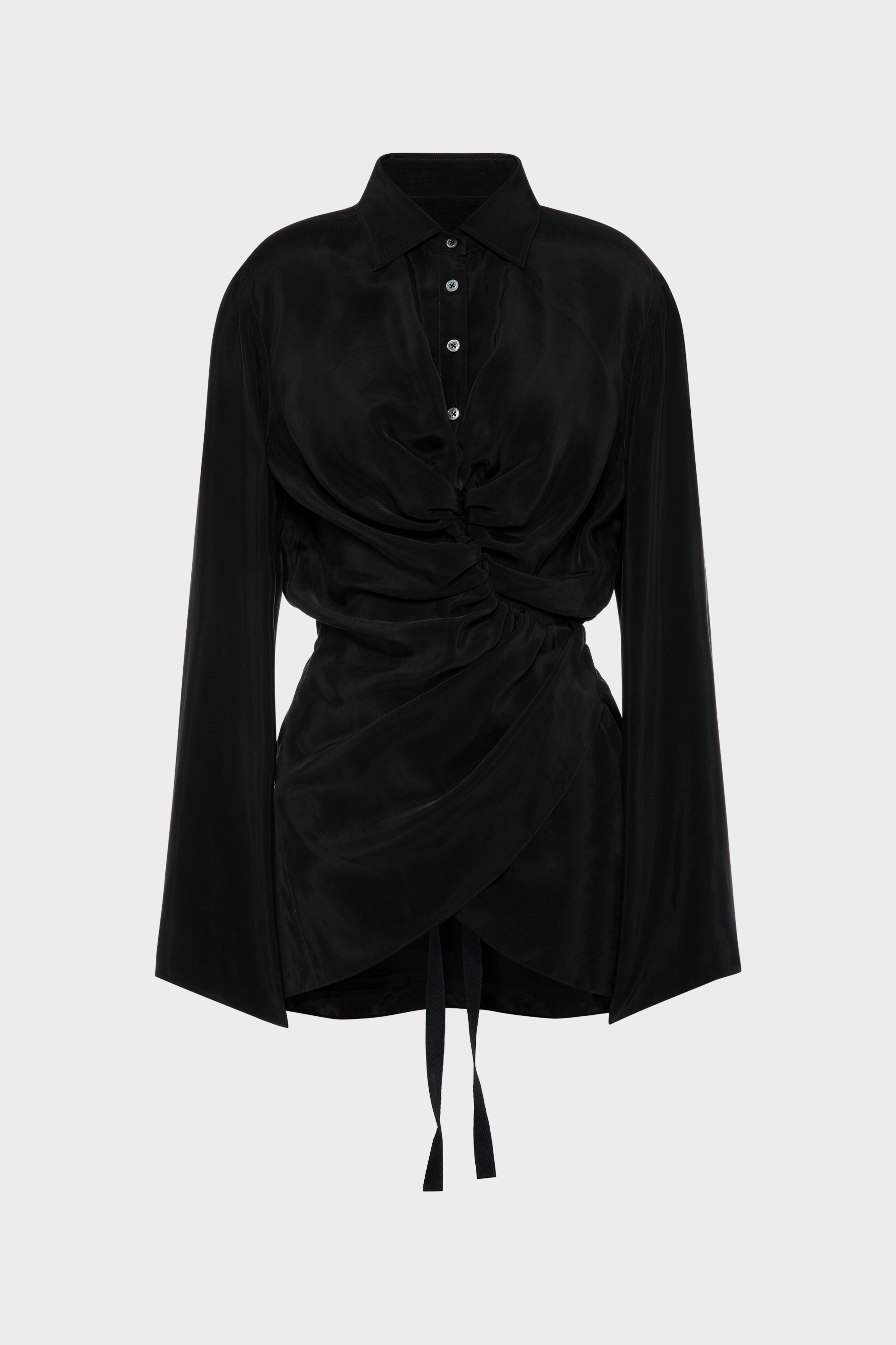 Maison Margiela ルーシュ ラップシャツ