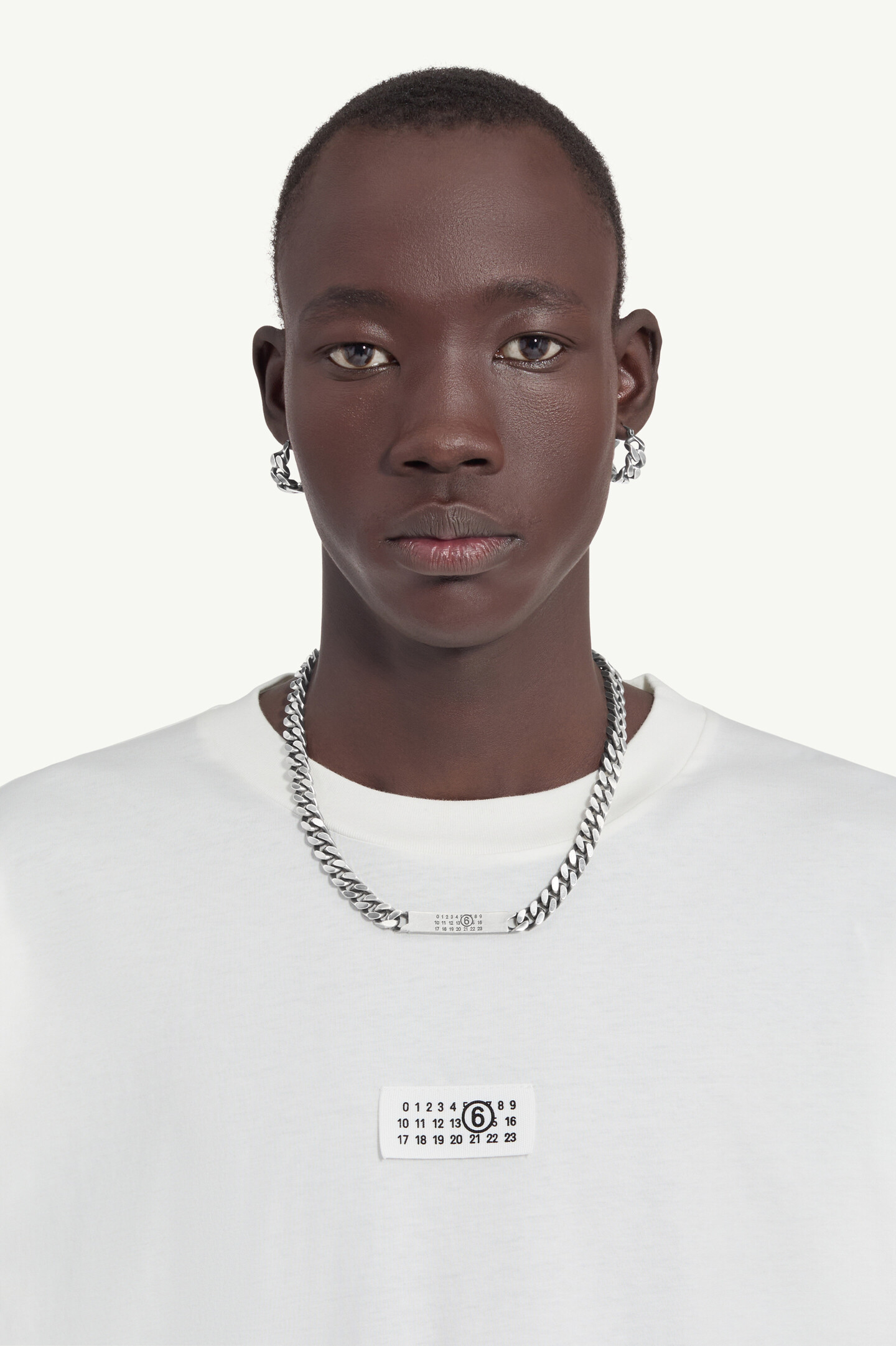 MM6 Maison Margiela チェーンネックレス Gray Classic chain necklace | MM6 Official