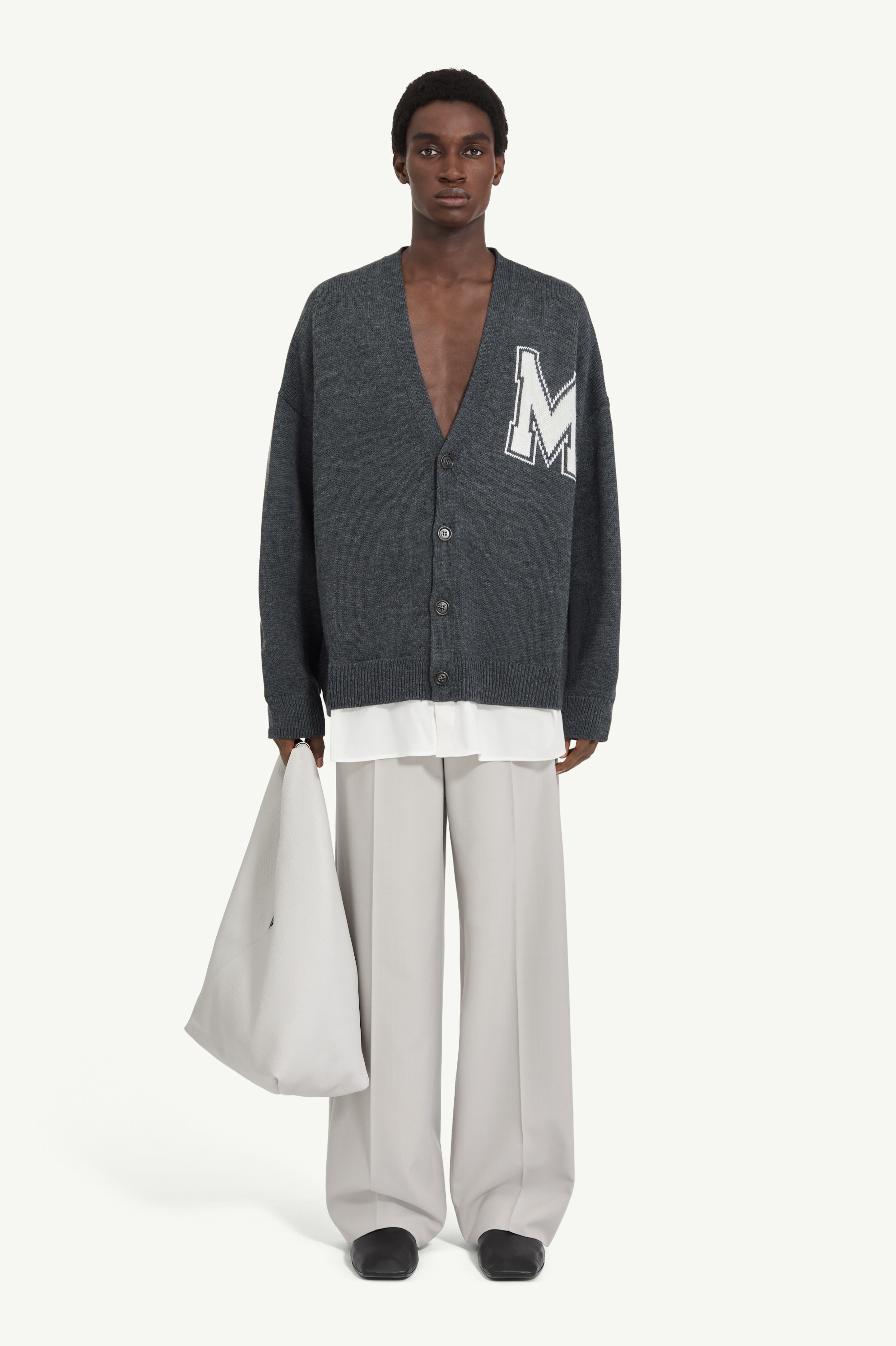 Two-in-one knit cardigan