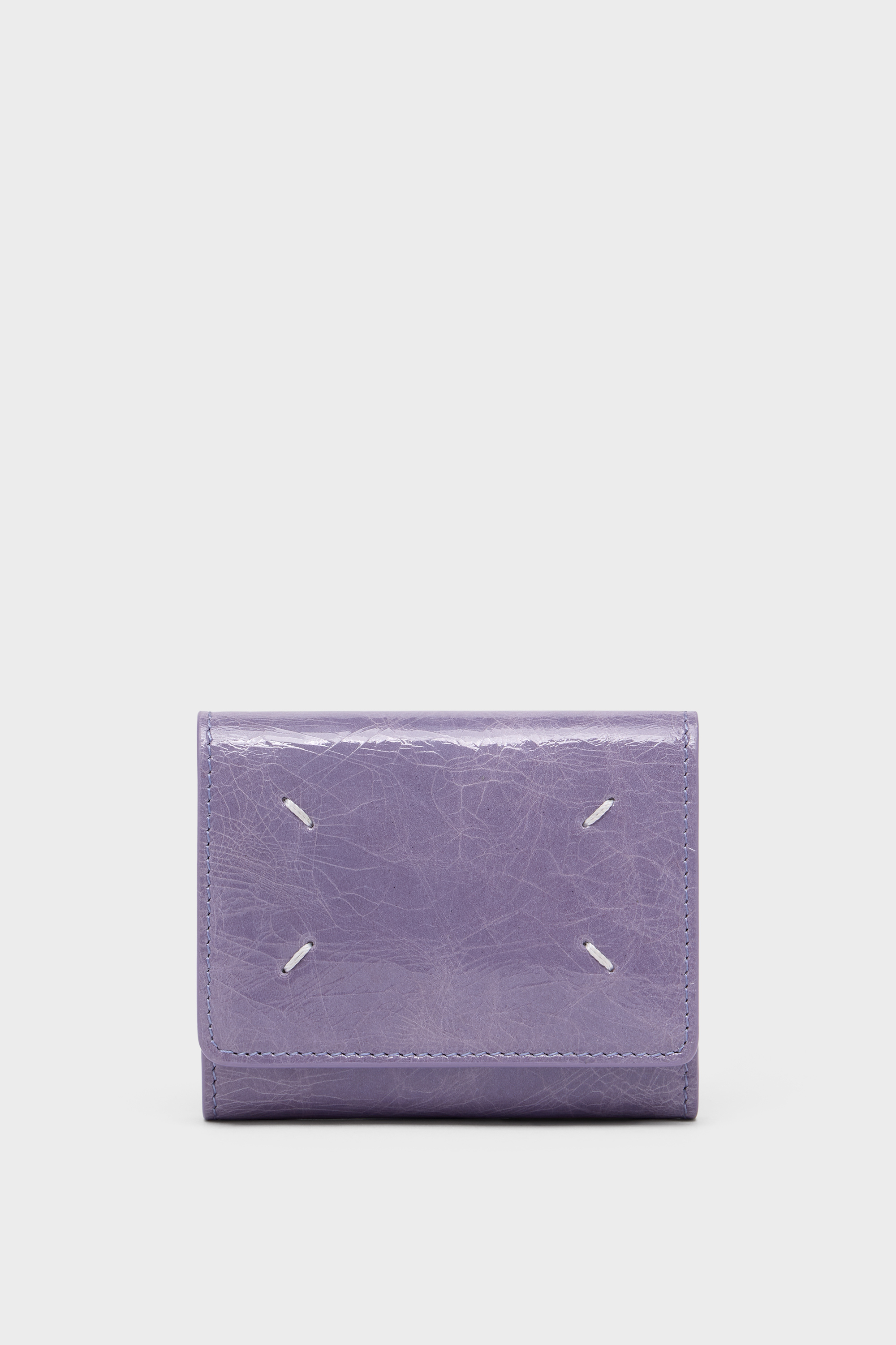 4ステッチ 三つ折り ウォレット パープル | Maison Margiela公式