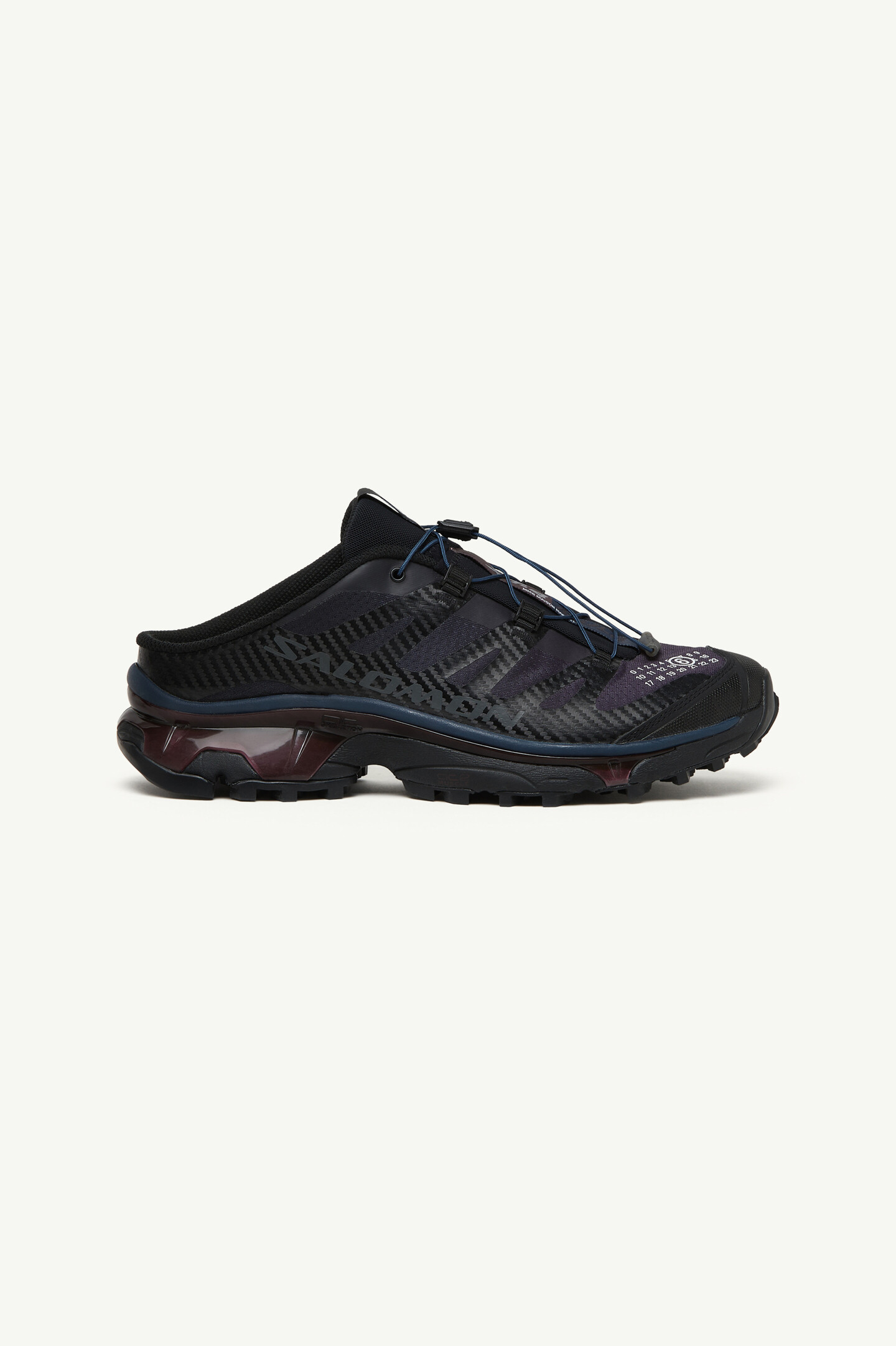 Black MM6 x Salomon sneaker mules | MM6 Official