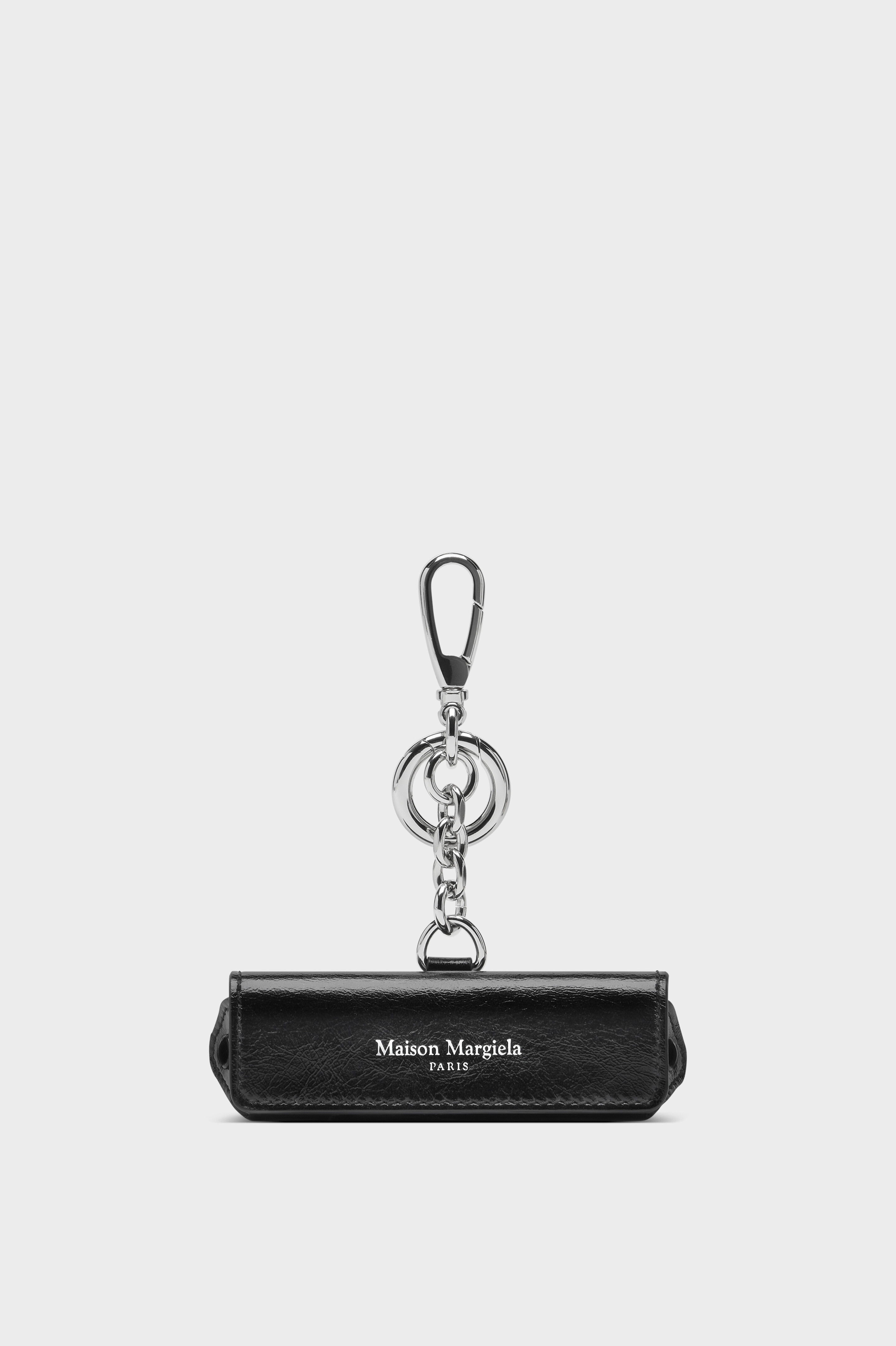 maison margiela レザーチャーム maison margiela レザーチャーム Maison Margiela Black leather key