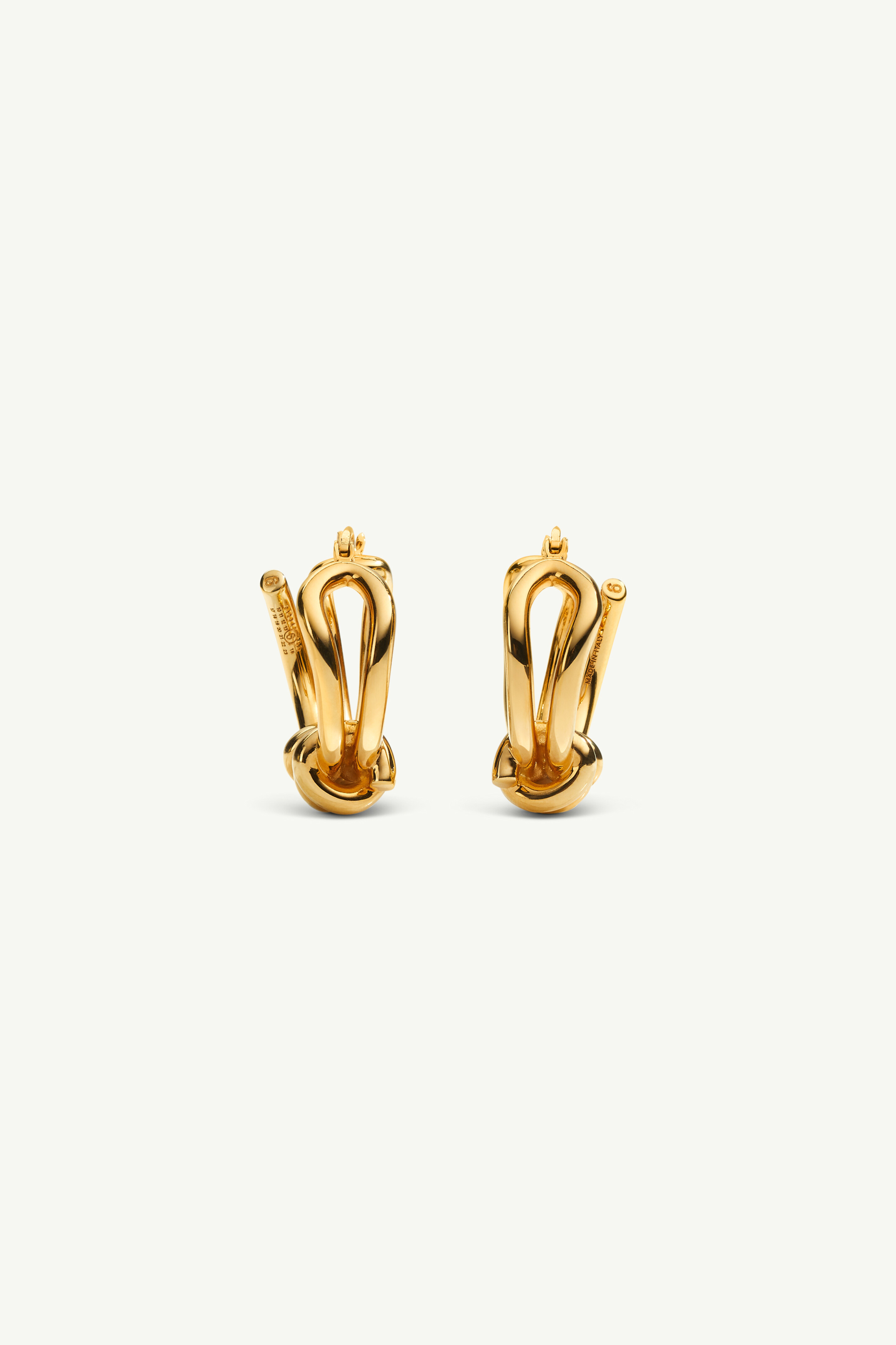 マルジェラ　結び目 ピアス KNOT EARRING