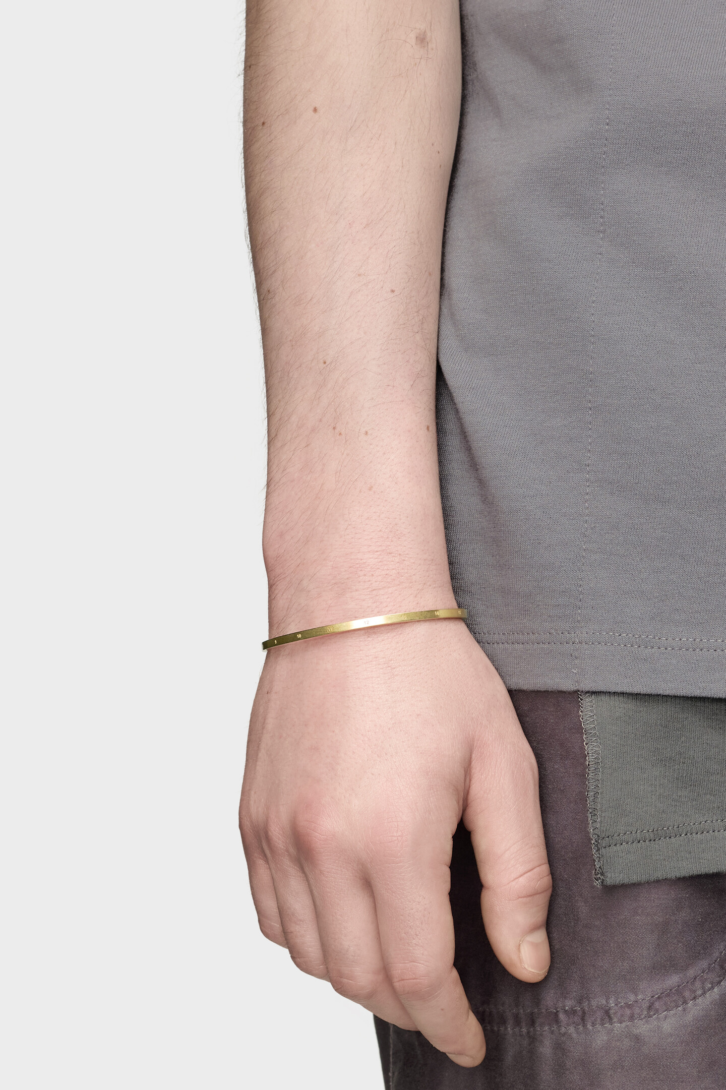 Yellow Numeric Cuff 3mm | Maison Margiela Official