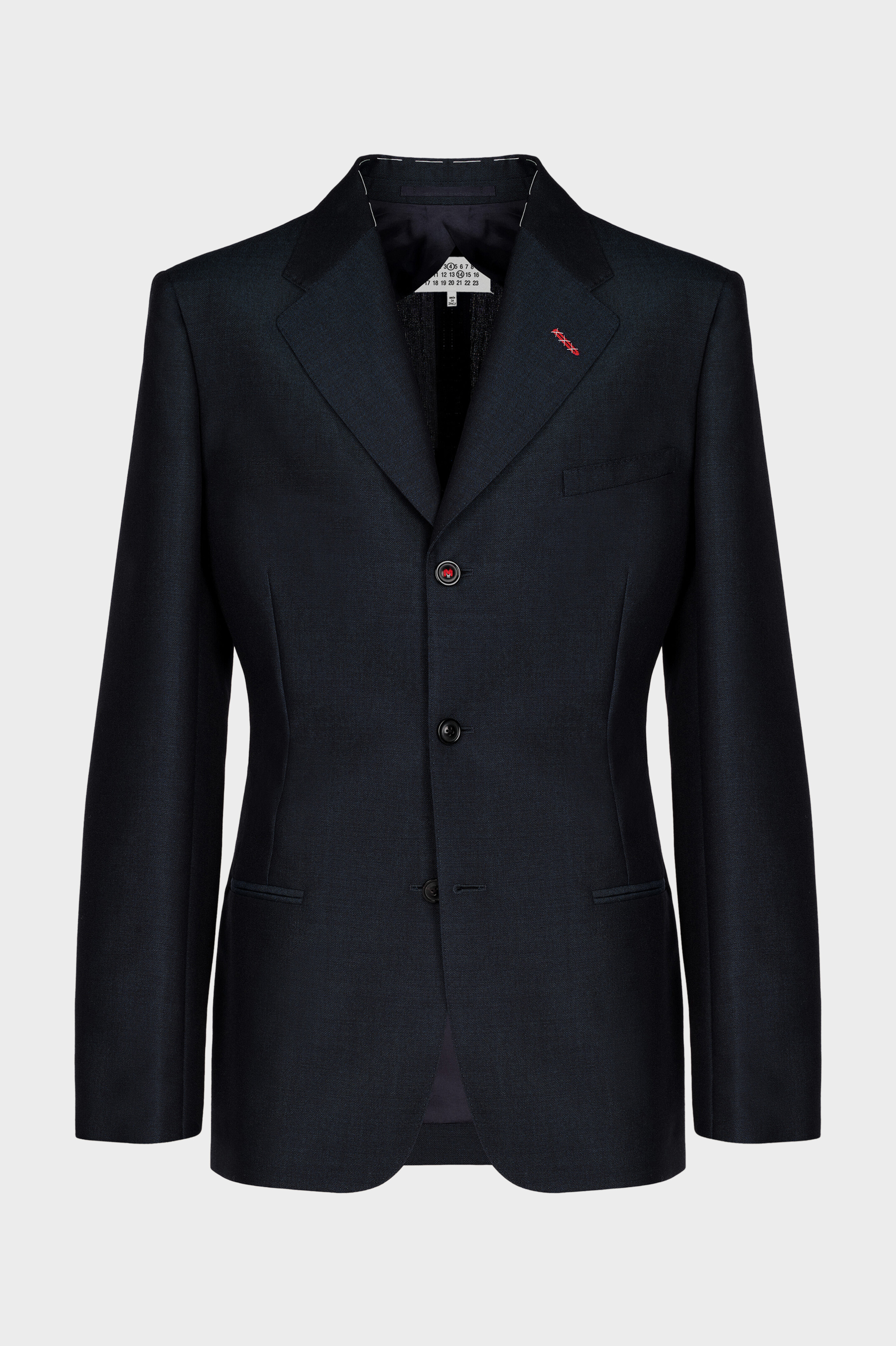 Blue Wool Blazer Single-Breasted | Maison Margiela