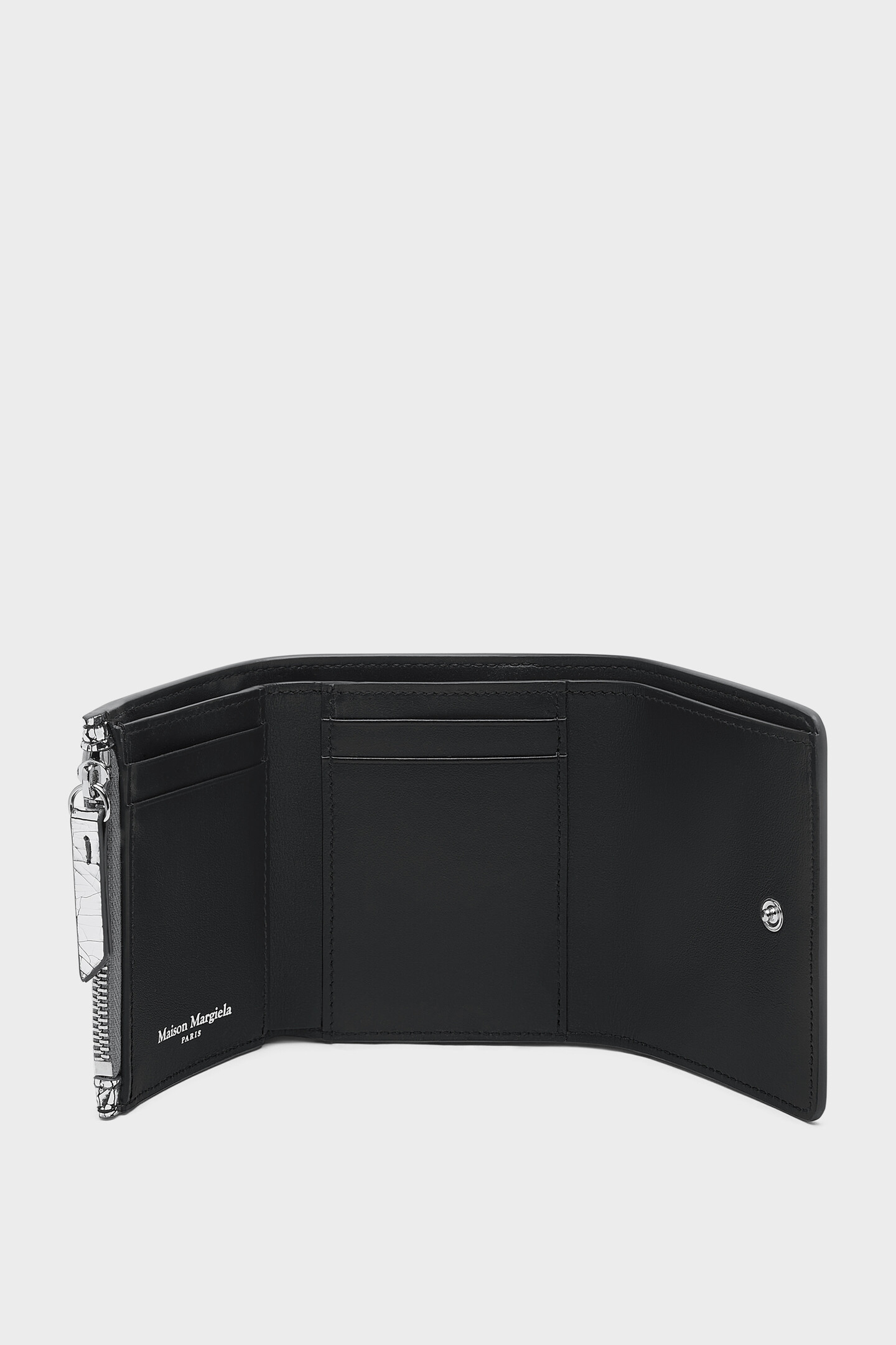 Silver Tri-fold wallet | Maison Margiela Official
