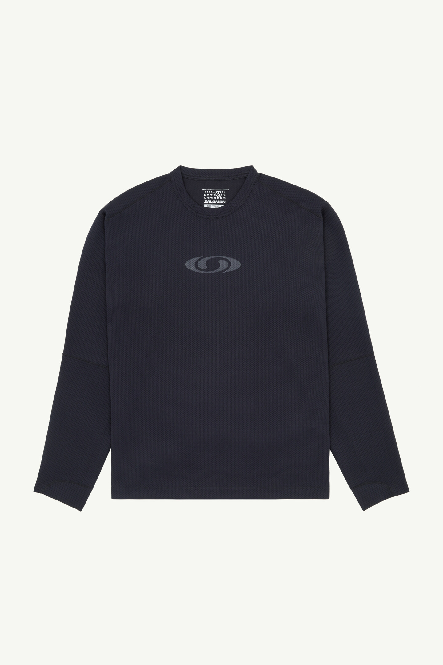 Black MM6 x Salomon long-sleeve top | MM6 Official